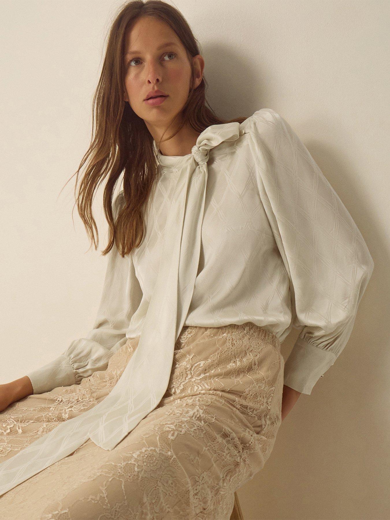 Image 1 of 5 of Monsoon Skyla Jacquard Top