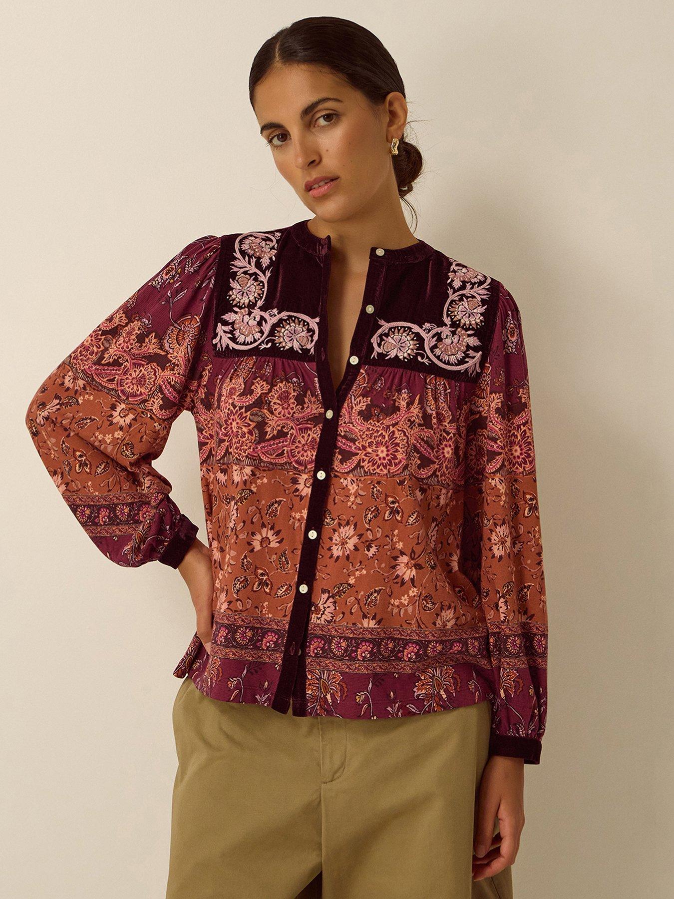 Image 1 of 4 of Monsoon Hunter Print Jersey Shirt