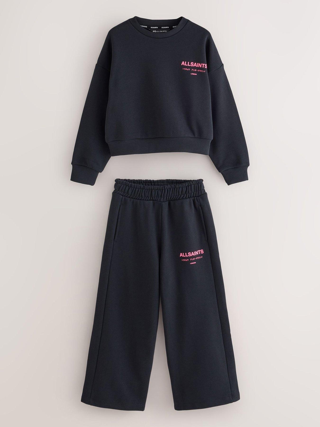 smALLSAINTS Sweatshirt  &  Wide Leg Jogger Set - Black