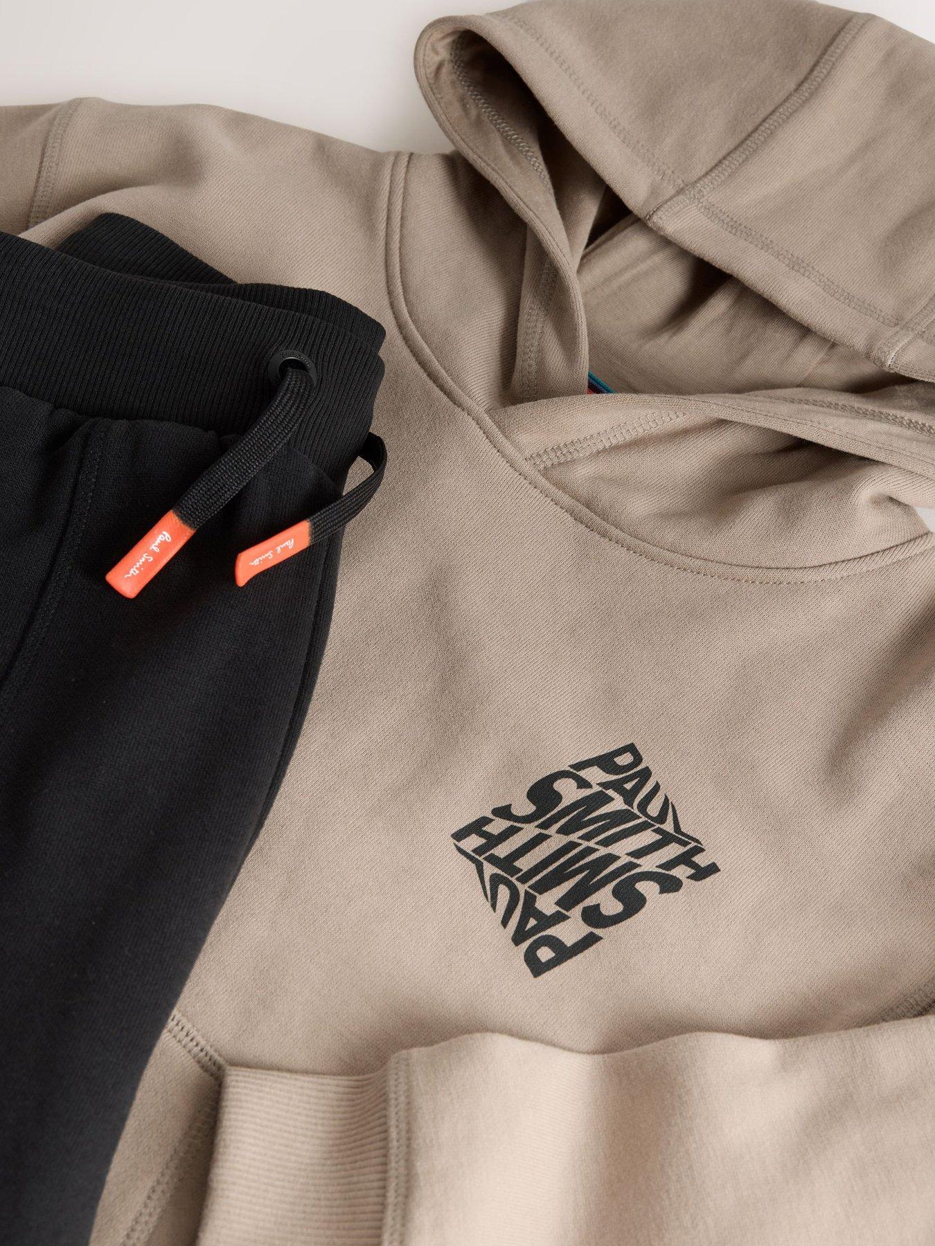 Image 4 of 6 of Paul Smith Junior Boys Graphic Hoody &amp; Joggers Set - Stone/black