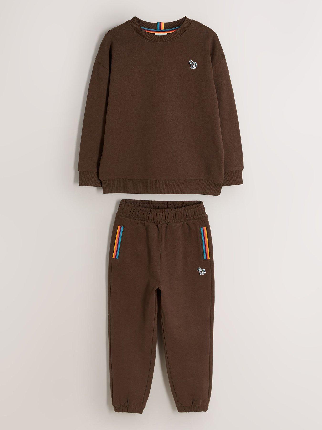 Paul Smith Junior Psjb Charcoal Swt Set