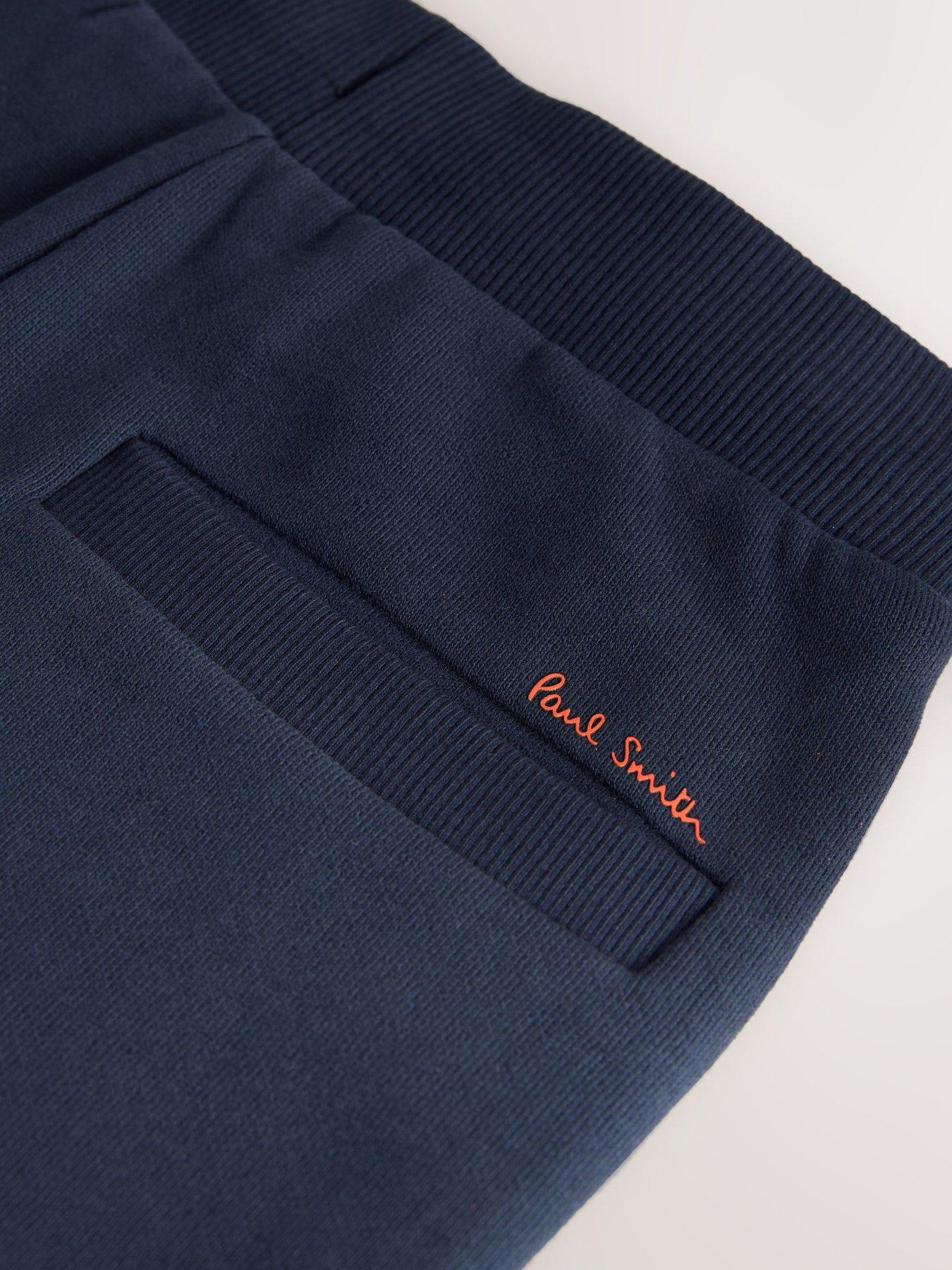 Image 3 of 6 of Paul Smith Junior Boys Funnel Neck Zip Through Sweatshirt &amp; Joggers Set - Navy