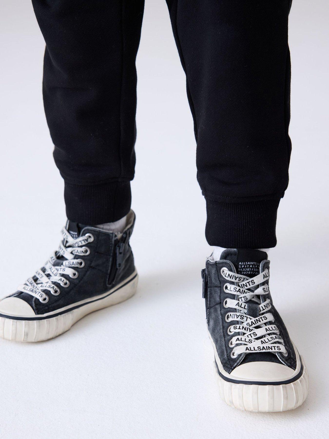 Image 4 of 7 of smALLSAINTS Younger Underground Sweatshirt &amp; Jogger Set - Black