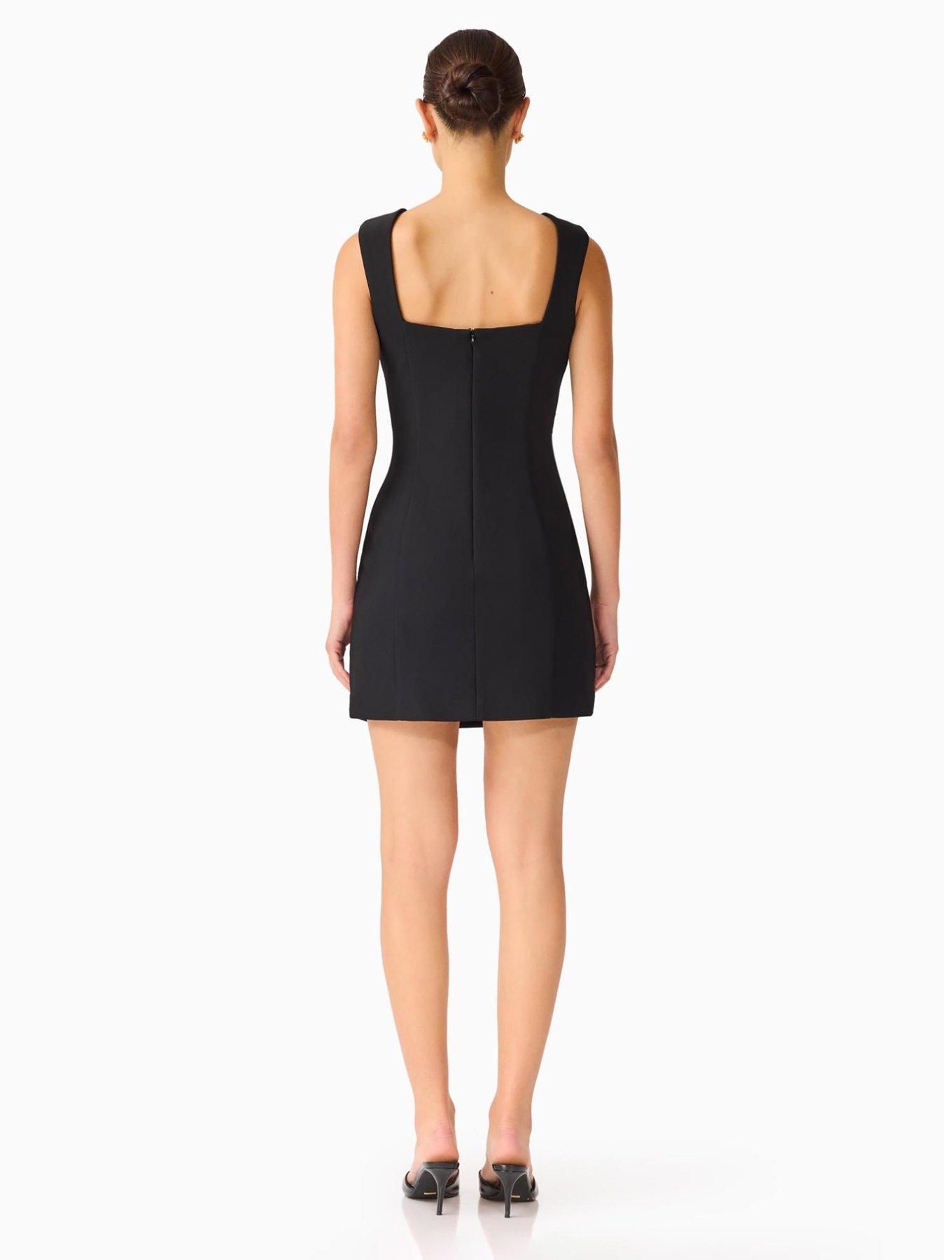 Image 2 of 5 of Elliatt Odelia Beaded Mini Dress - Black