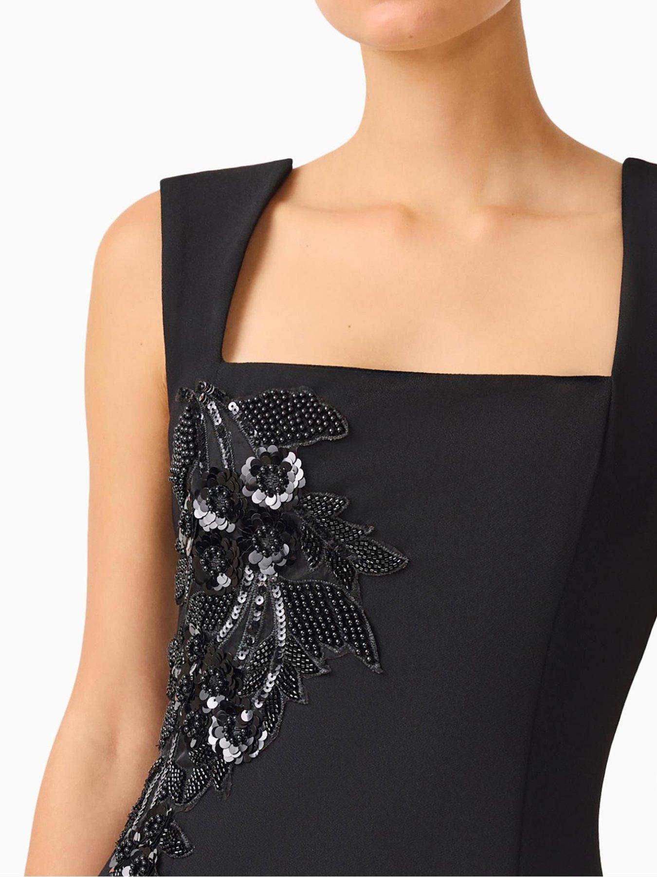 Image 4 of 5 of Elliatt Odelia Beaded Mini Dress - Black