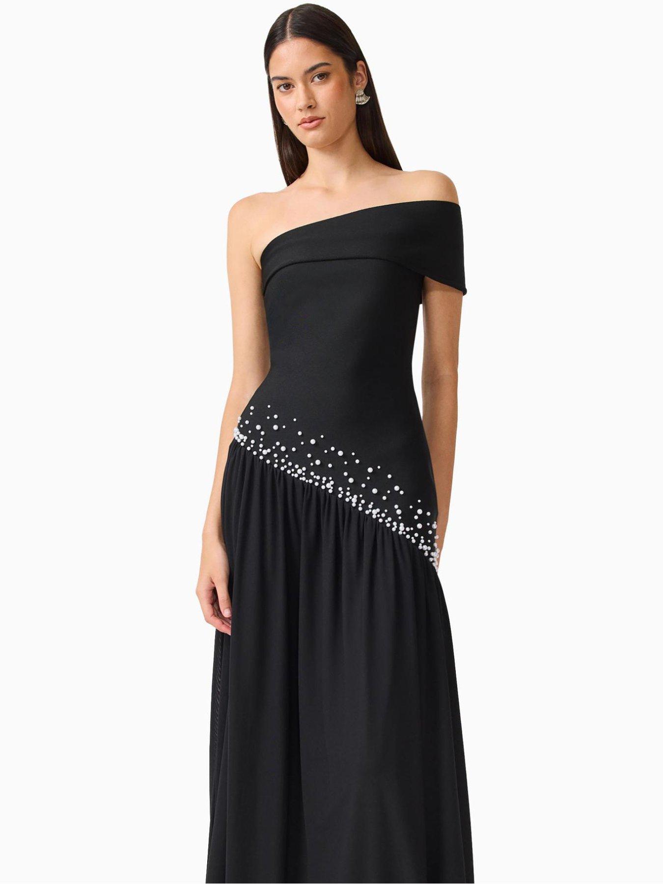 Image 3 of 5 of Elliatt Natasia Off Shoulder Gown - Black