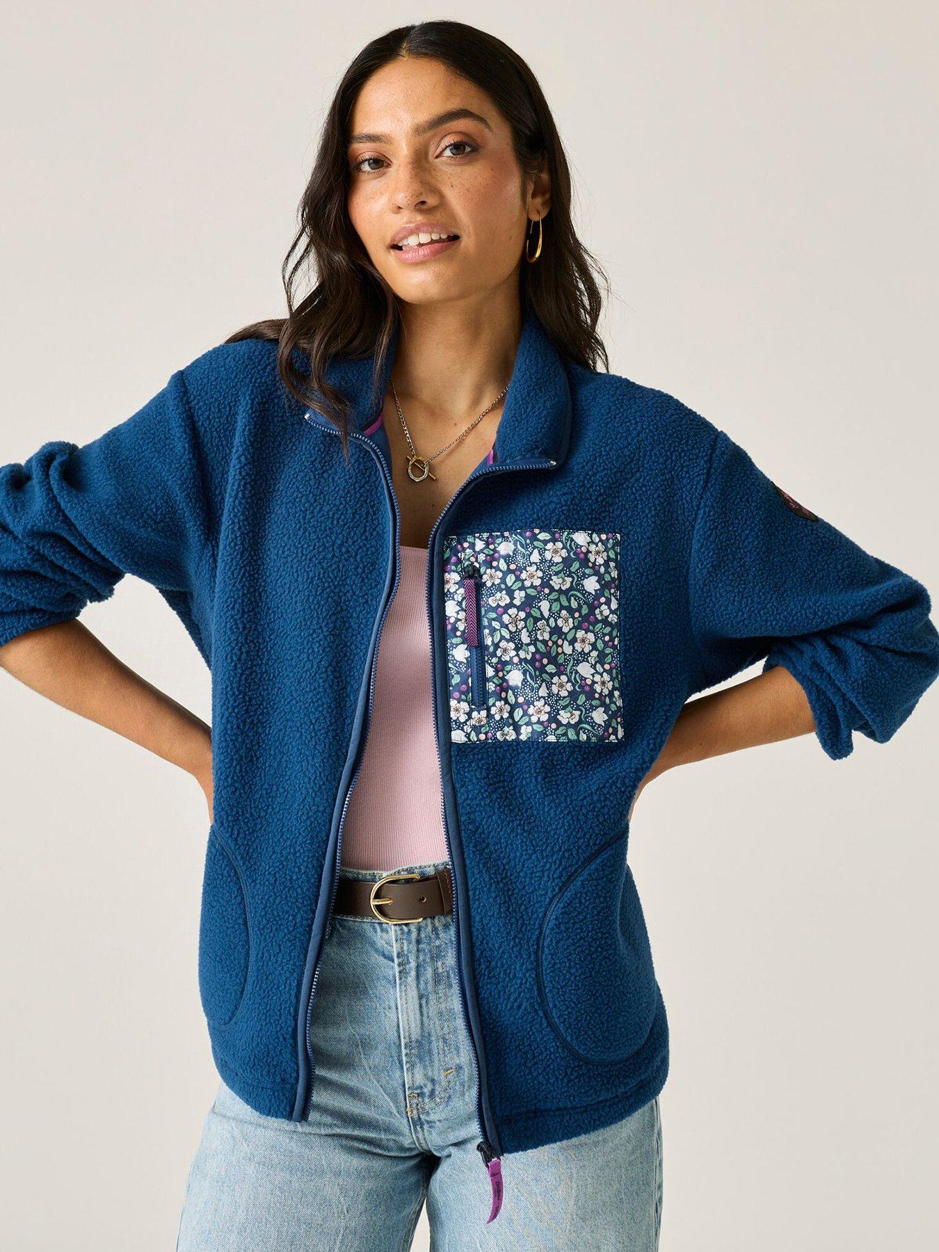 Image 6 of 7 of Regatta Womens Cath Kidston Borg Fleece-prussianblue