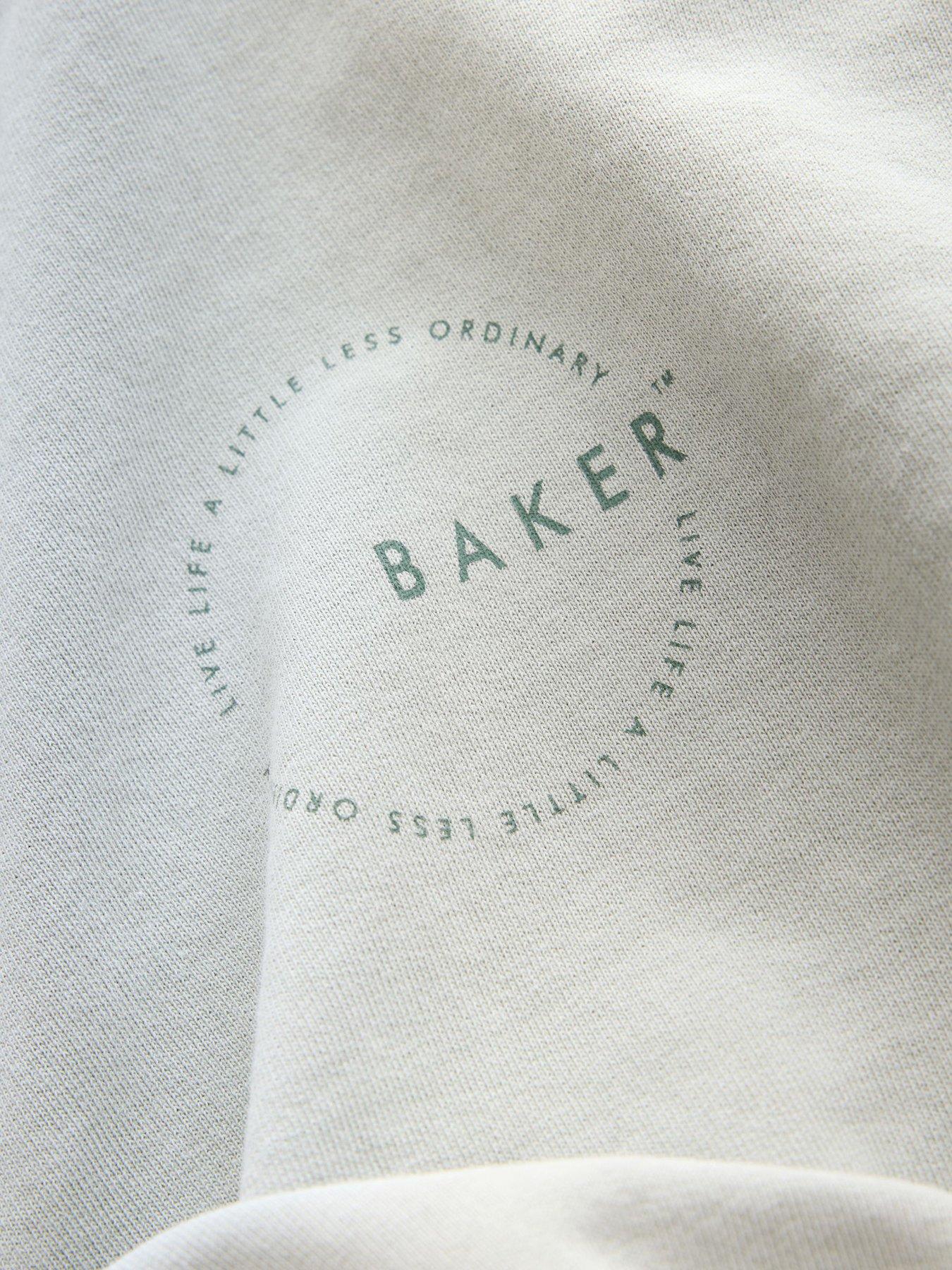 Image 6 of 6 of Ted Baker Kids' Oversized Washed Sweatshirt and Joggers Set - Green