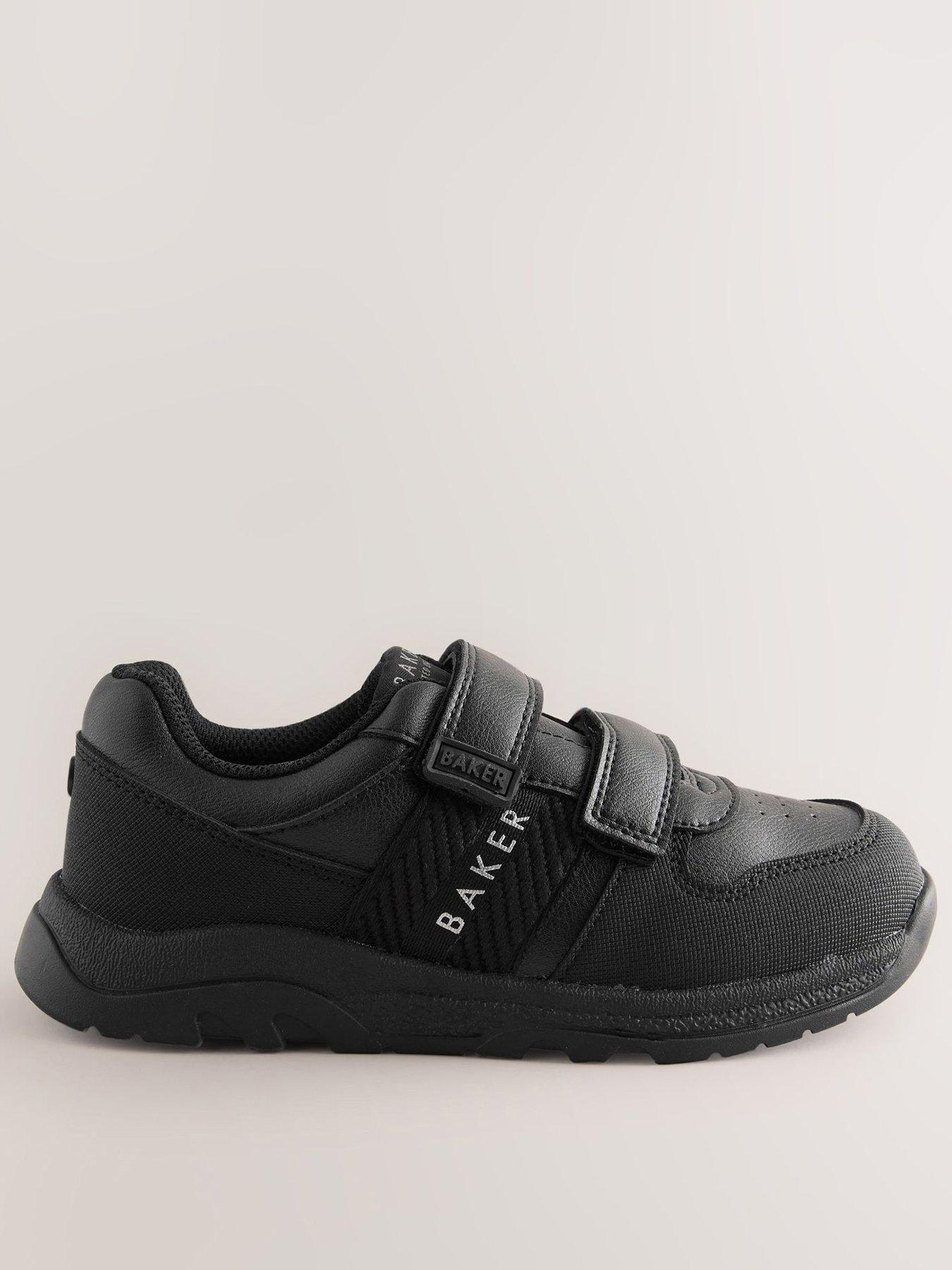 Image 1 of 6 of Ted Baker Kids' Double Strap School Trainers - Black