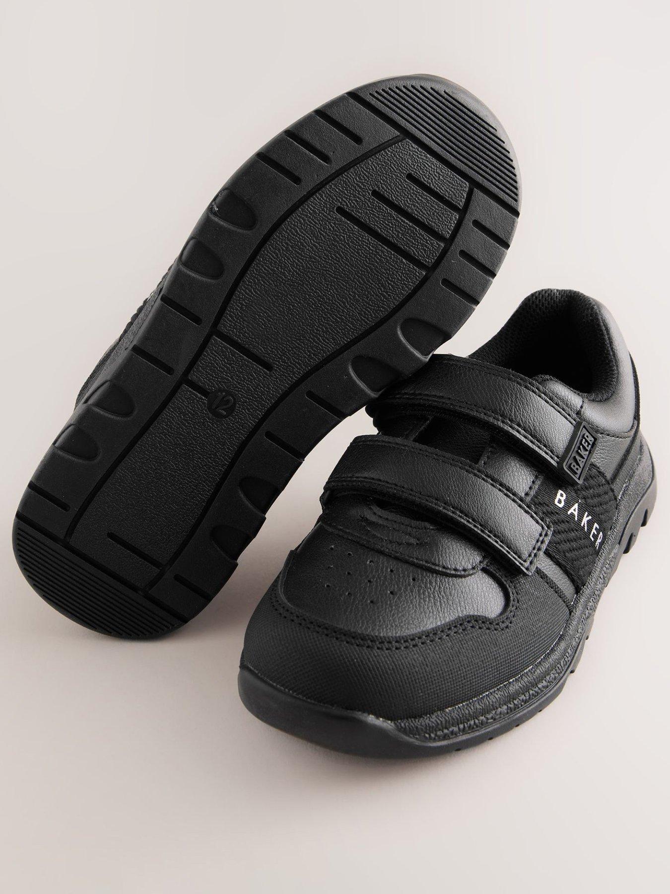 Image 2 of 6 of Ted Baker Kids' Double Strap School Trainers - Black