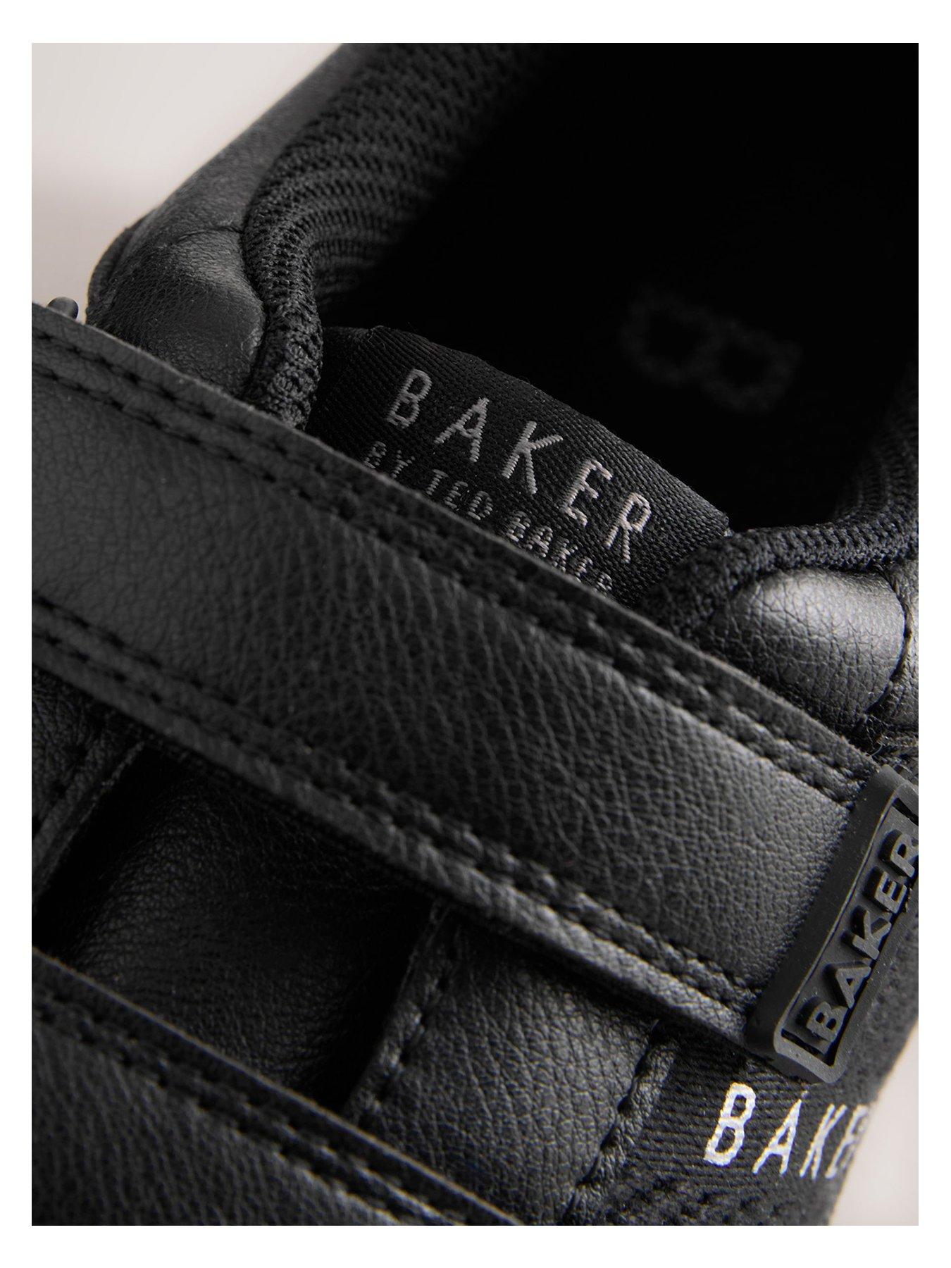 Image 5 of 6 of Ted Baker Kids' Double Strap School Trainers - Black