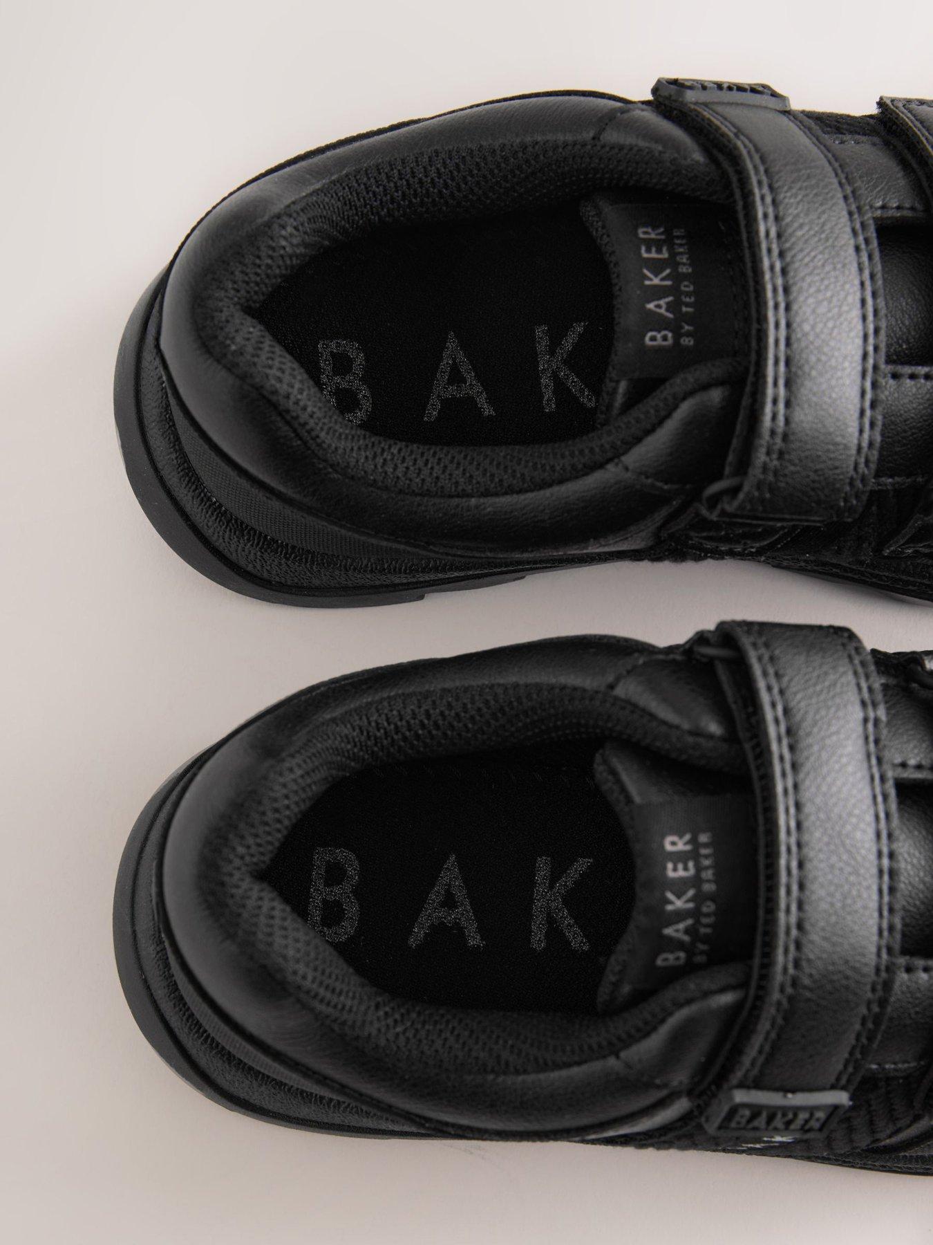 Image 6 of 6 of Ted Baker Kids' Double Strap School Trainers - Black