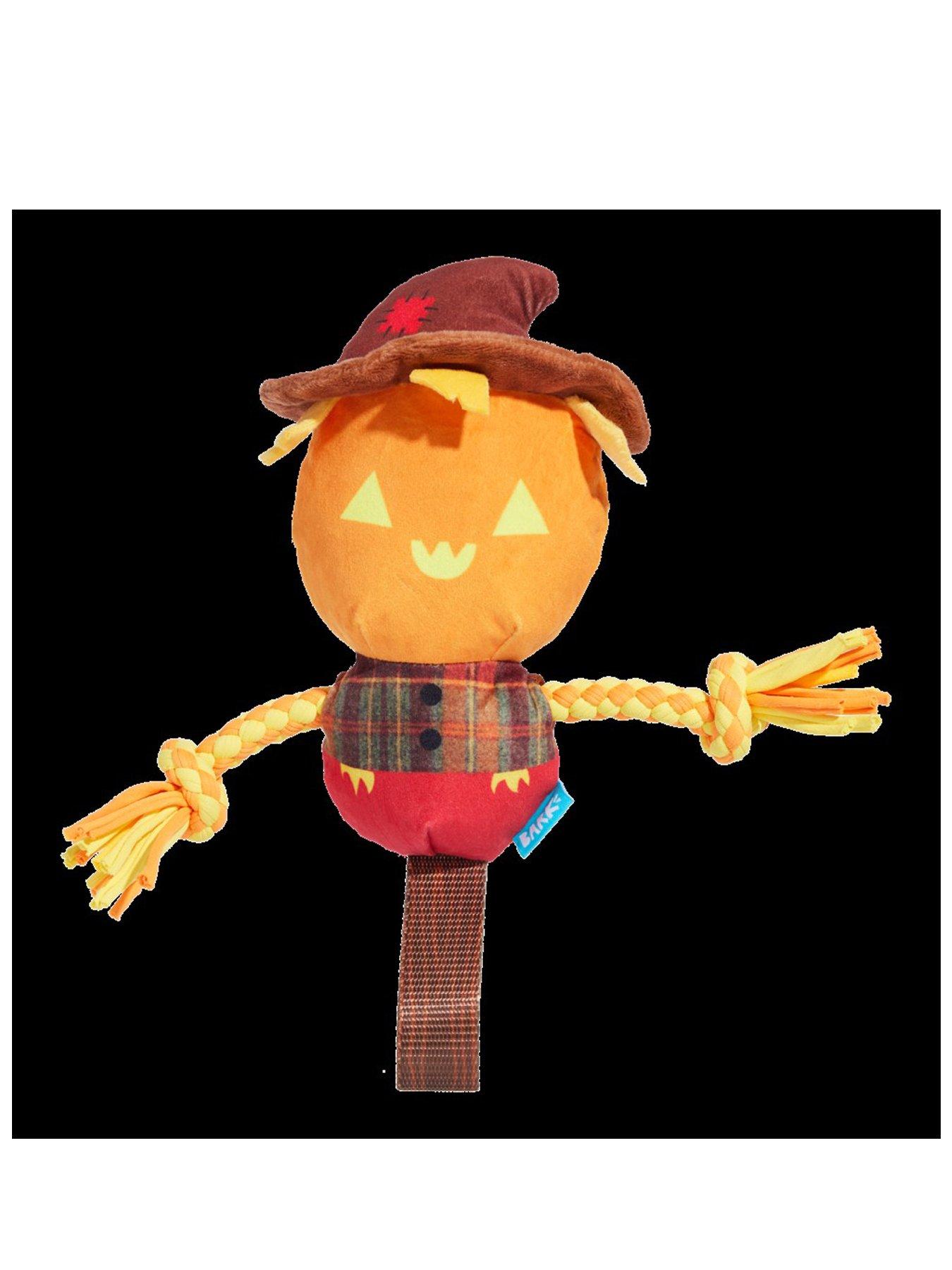 Image 1 of 3 of Bark Jack-Crow-Lantern  Dog Toy