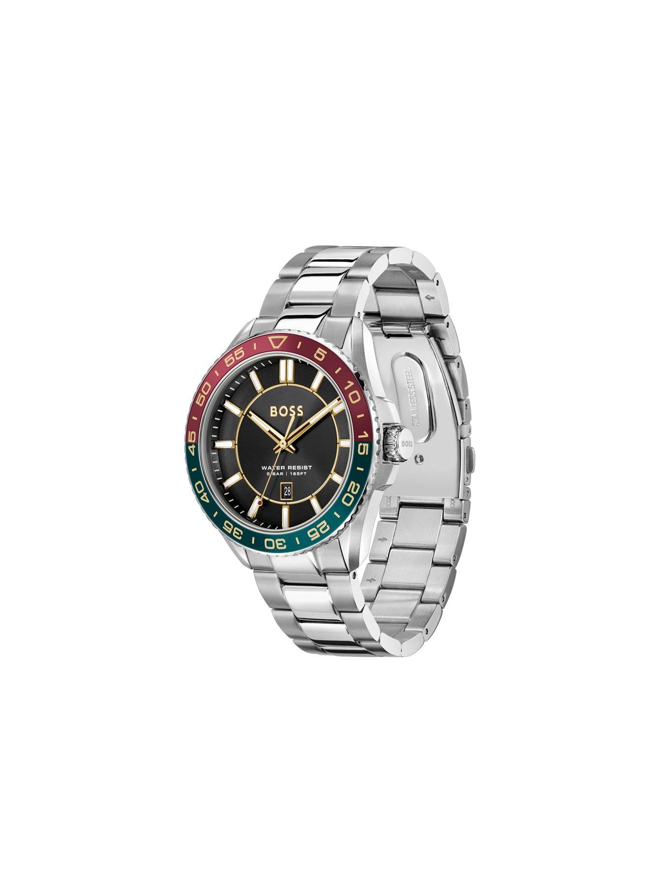 Image 2 of 7 of BOSS Black Dial Stainless Steel Runner Bracelet Watch