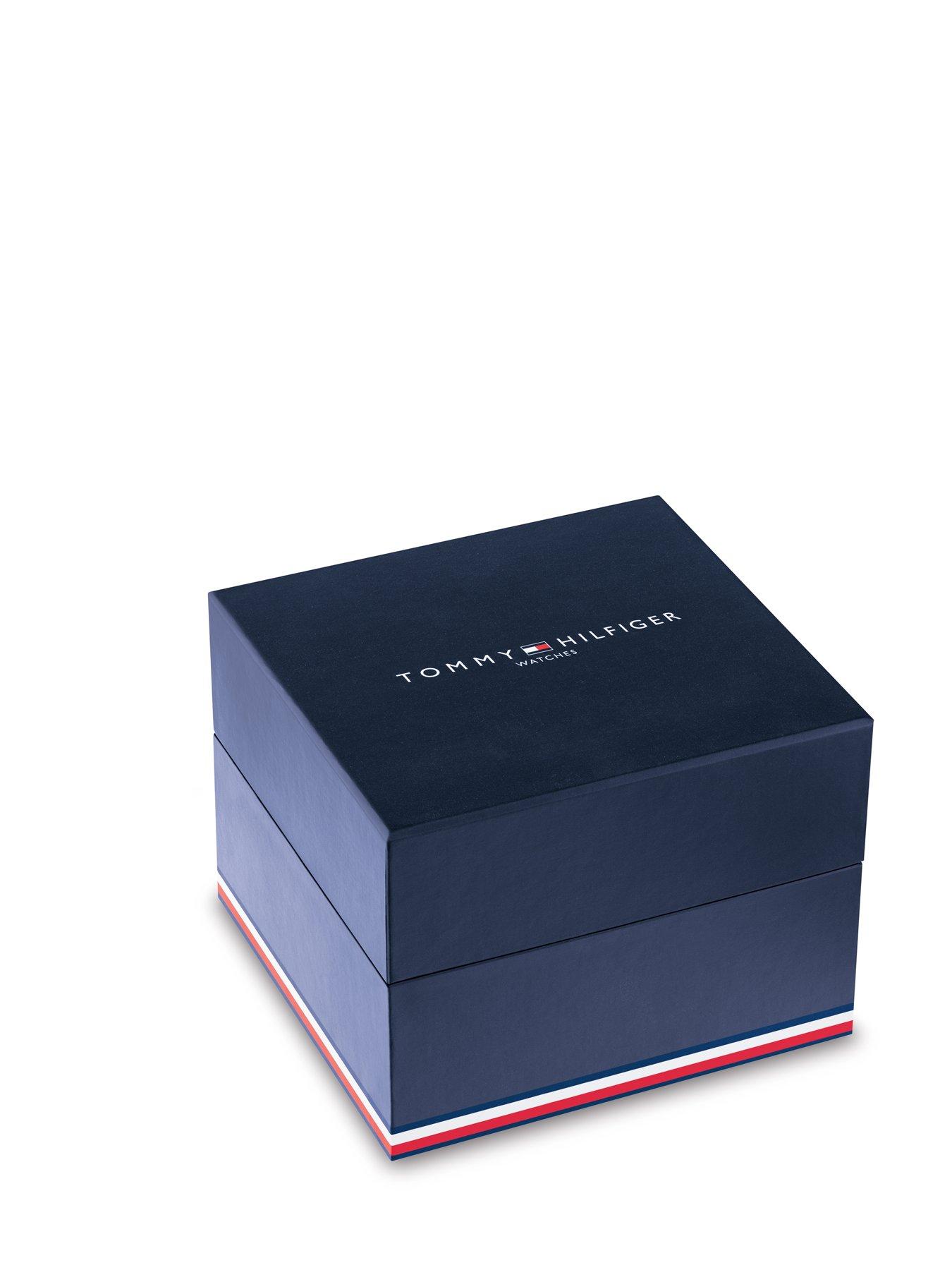 Image 6 of 7 of Tommy Hilfiger Men's Stainless Steel Automatic Watch with skeleton dial