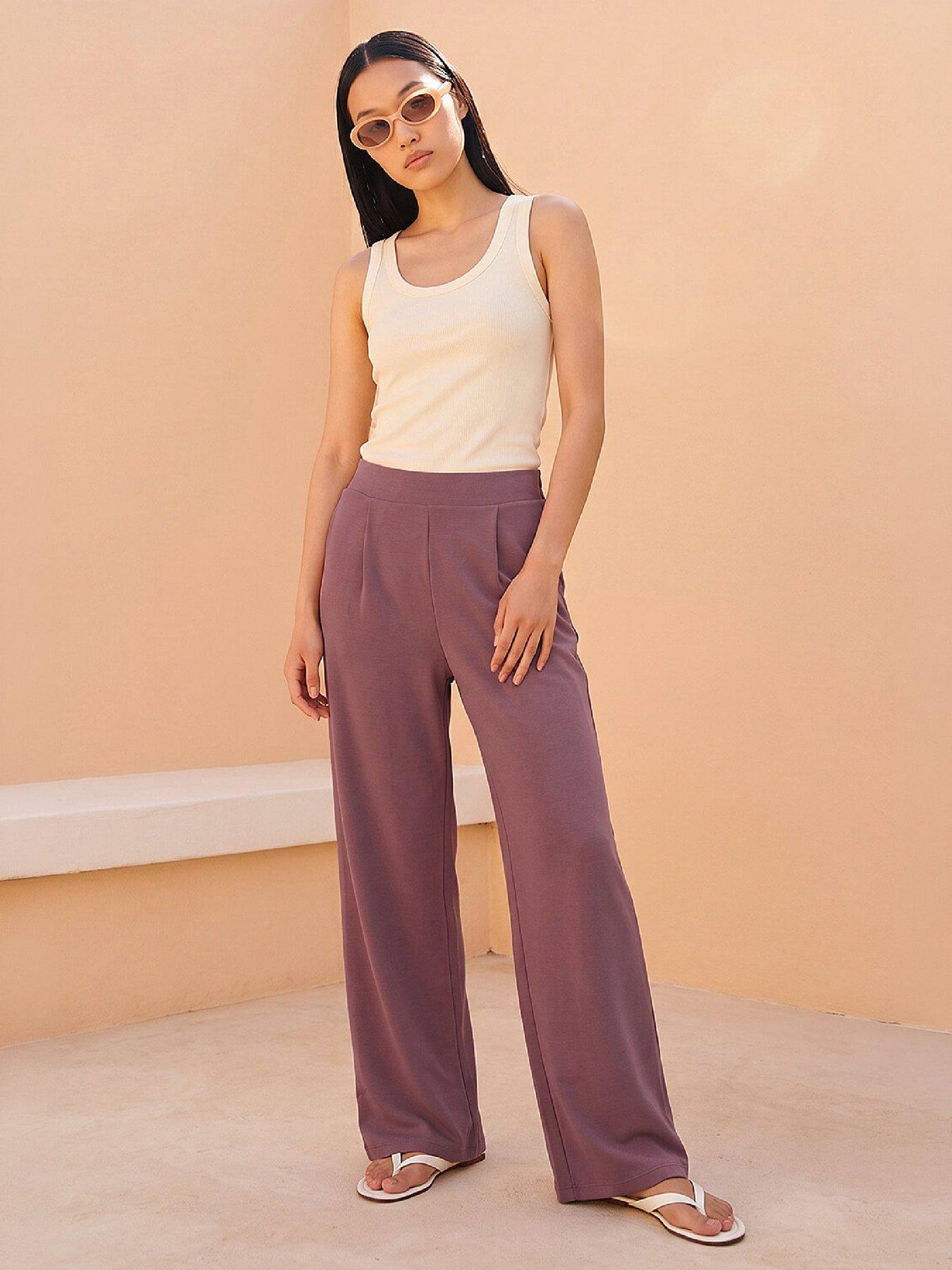 Image 1 of 5 of Roman Soft Wide Leg Trousers
