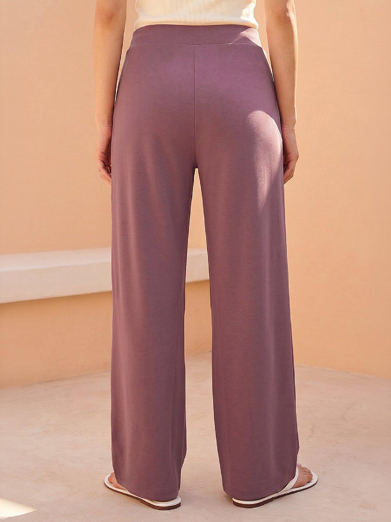 Image 4 of 5 of Roman Soft Wide Leg Trousers