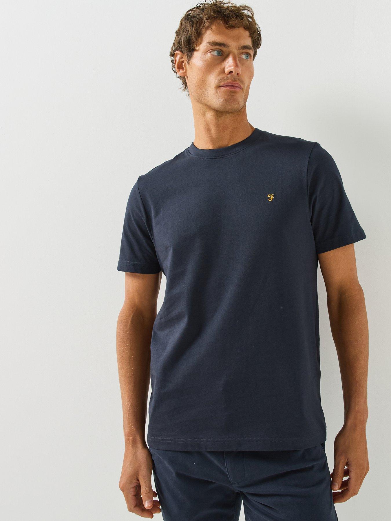 Farah Farah Gold F Danny T-shirt - Navy