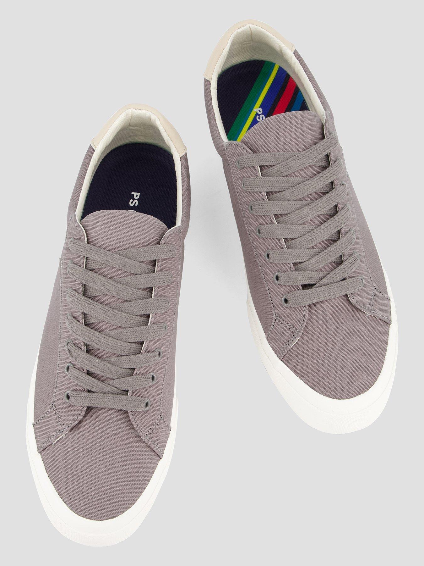 Image 3 of 7 of PS PAUL SMITH Amos Canvas Trainers- Grey