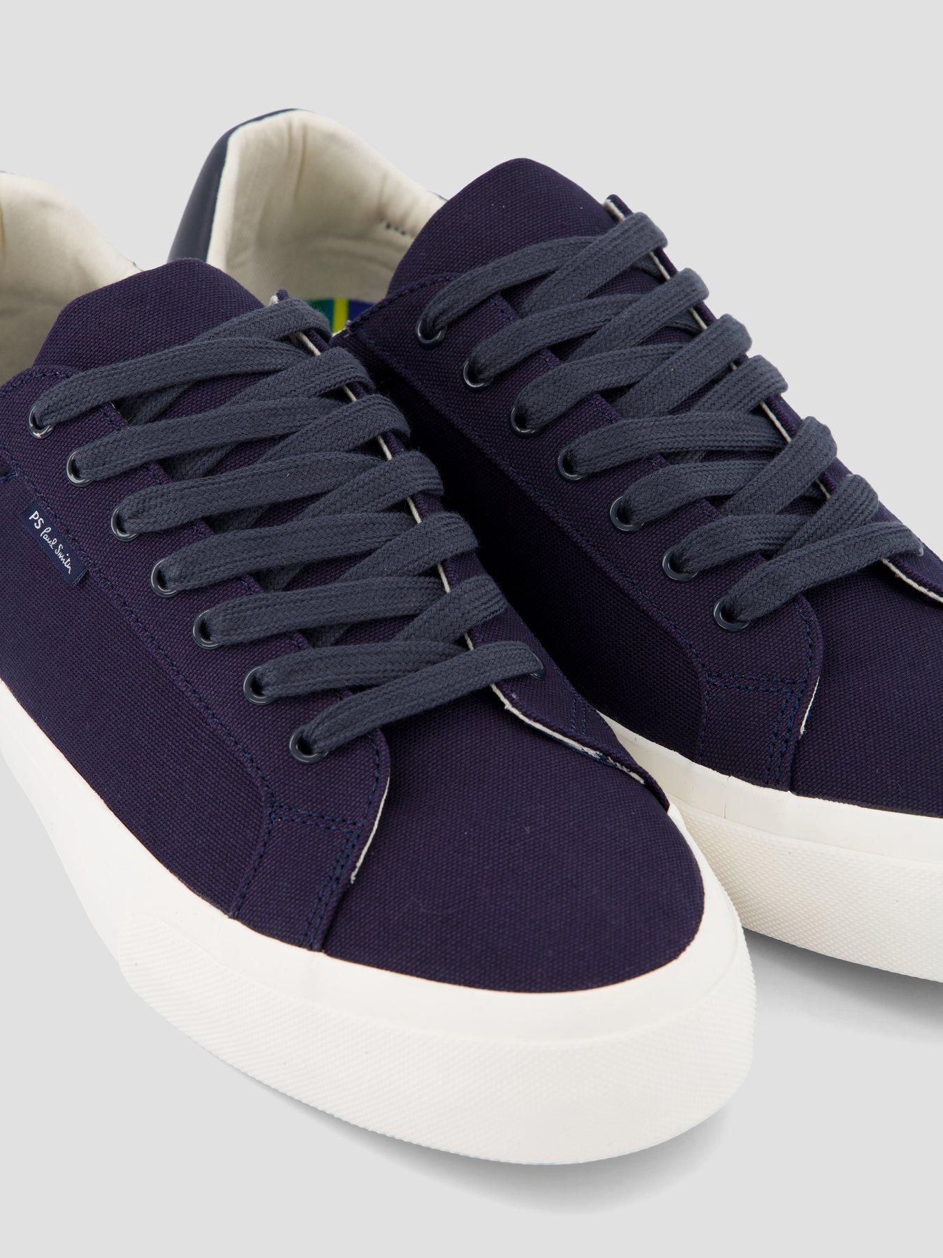 Image 5 of 7 of PS PAUL SMITH Amos Canvas Trainers - Navy