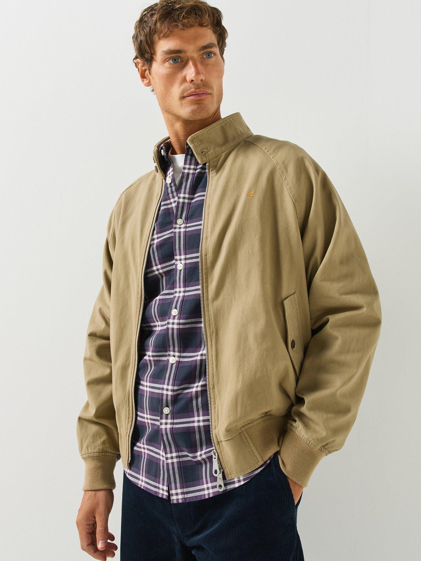 Farah Farah Gold F Harrington Jacket - Beige