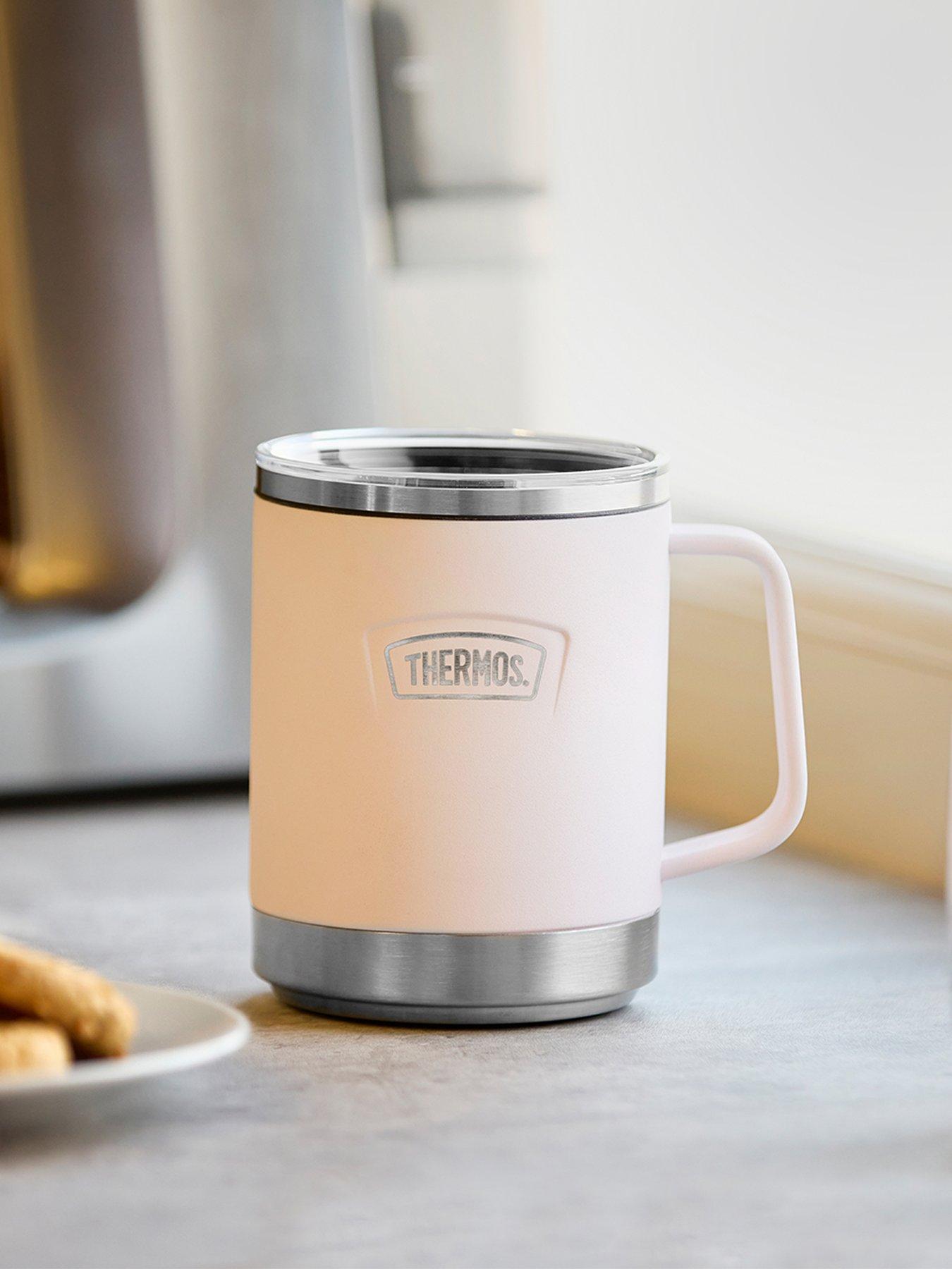 Thermos Is120 Peony Pink 410ml Thermos Icon Series Desk Mug