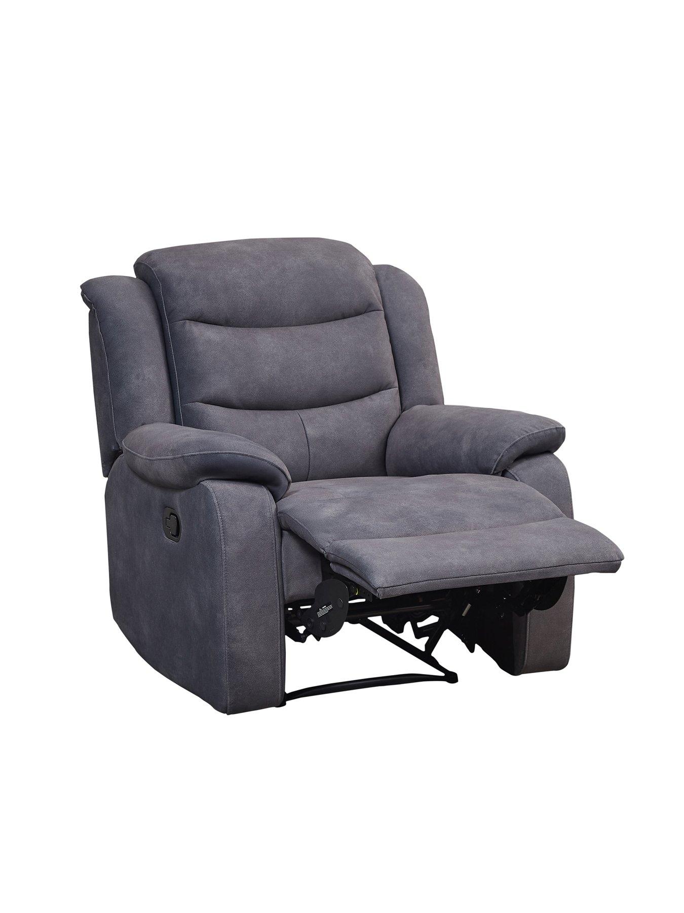Image 2 of 3 of The Very Collection Rothbury Fabric Manual Recliner Armchair