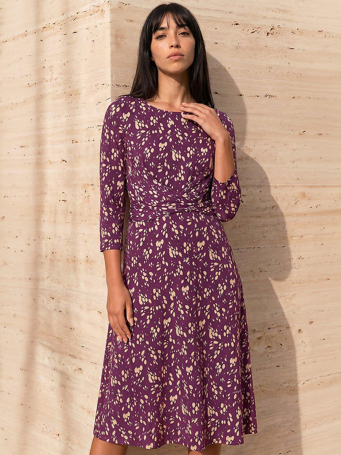 Image 4 of 4 of Roman Petite Twist Front Dress