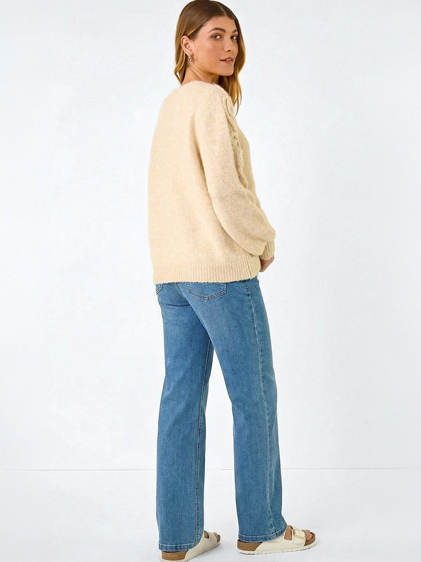 Image 2 of 4 of Roman Floral Cornelli Knit Jumper