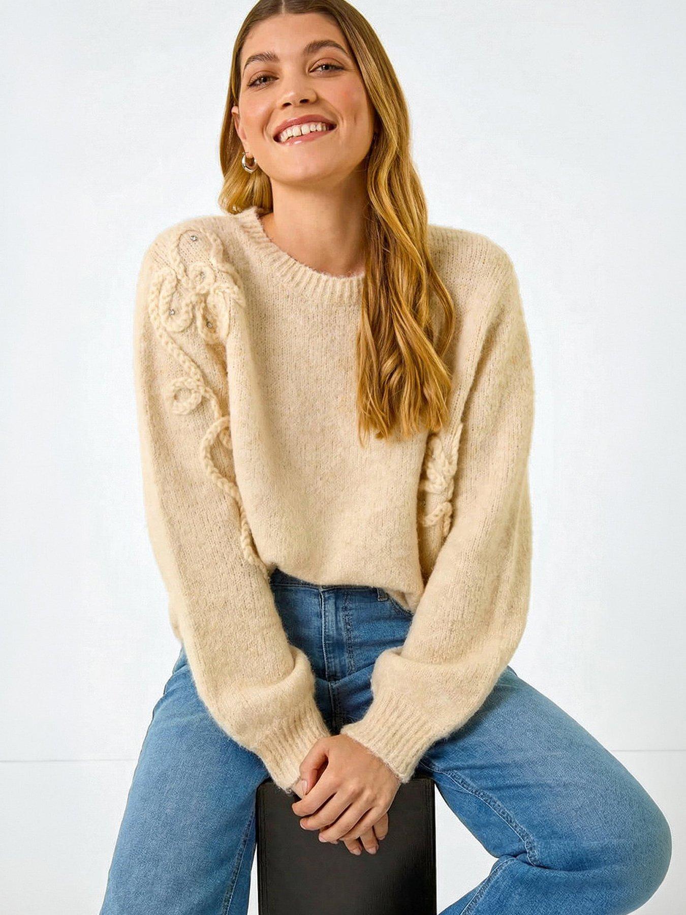 Image 4 of 4 of Roman Floral Cornelli Knit Jumper