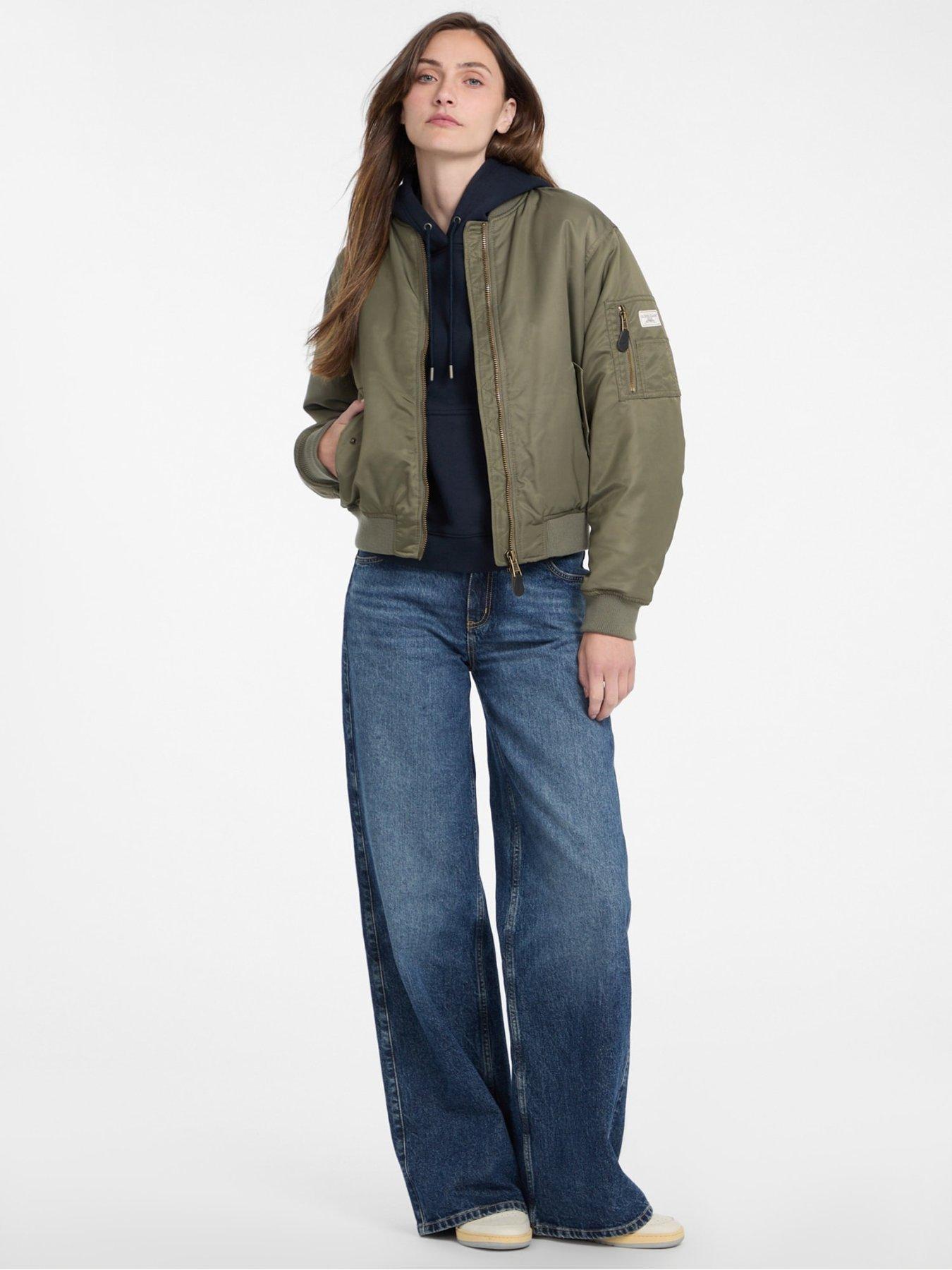 Guess Jeans Bomber Jacket - Green