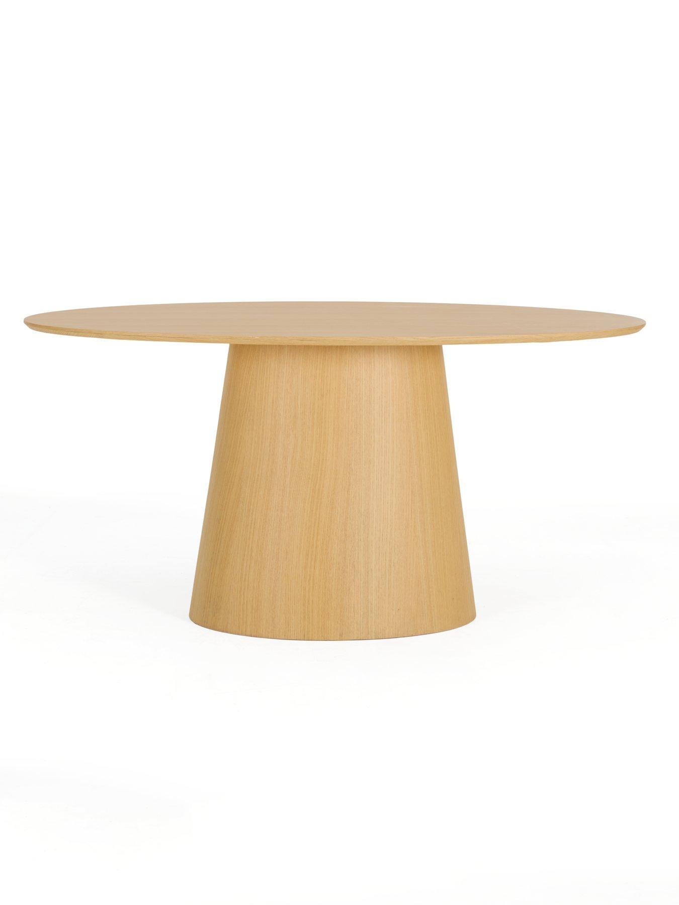 Image 5 of 7 of The Very Collection Lenny 160cm Dining Table & 4 Taupe Nell Dining Chairs