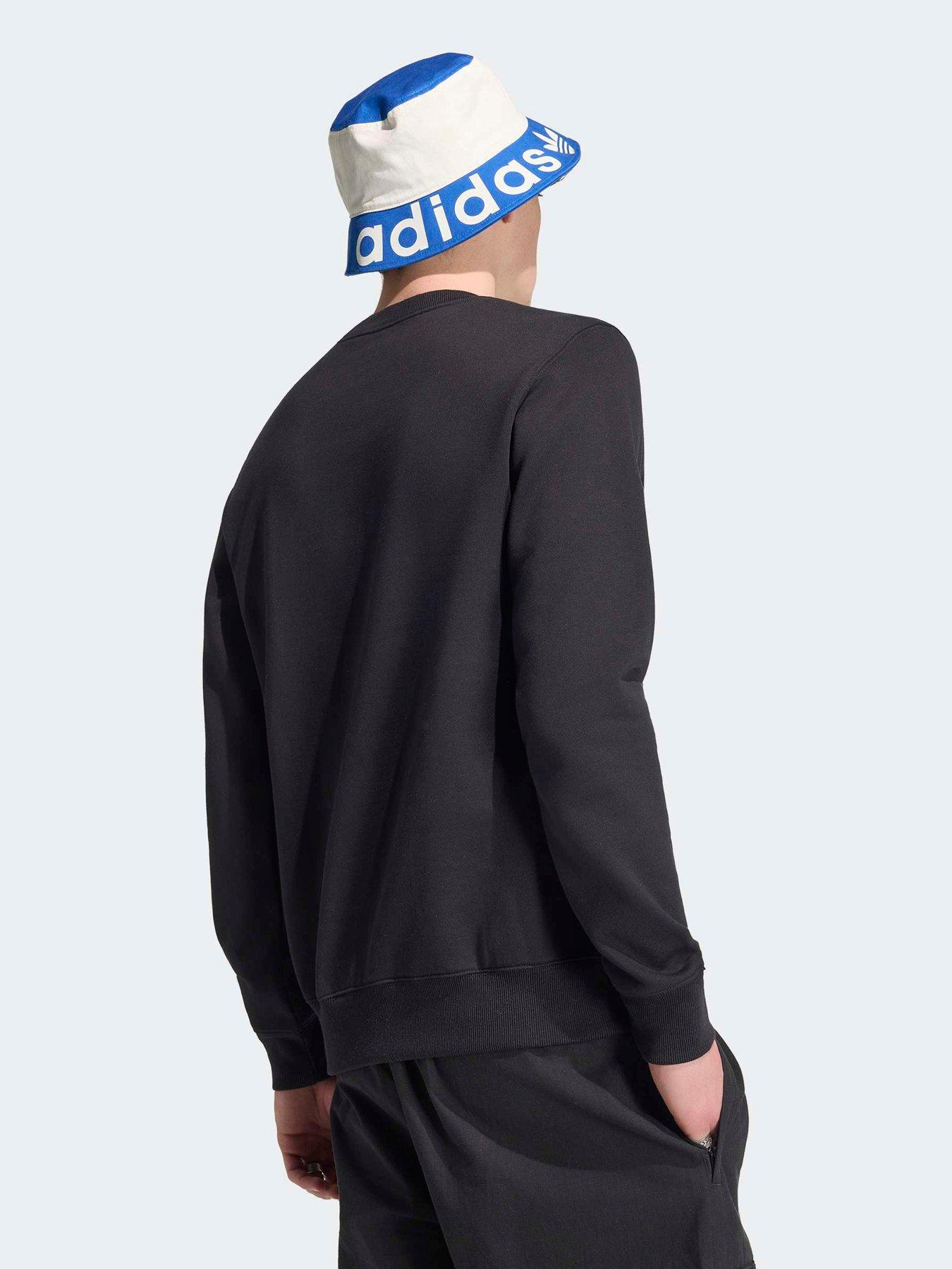 Image 2 of 6 of adidas Sportswear Mens Essentials Crew Sweatshirt - Black