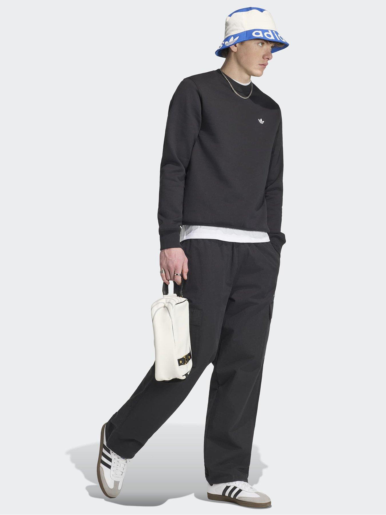 Image 3 of 6 of adidas Sportswear Mens Essentials Crew Sweatshirt - Black