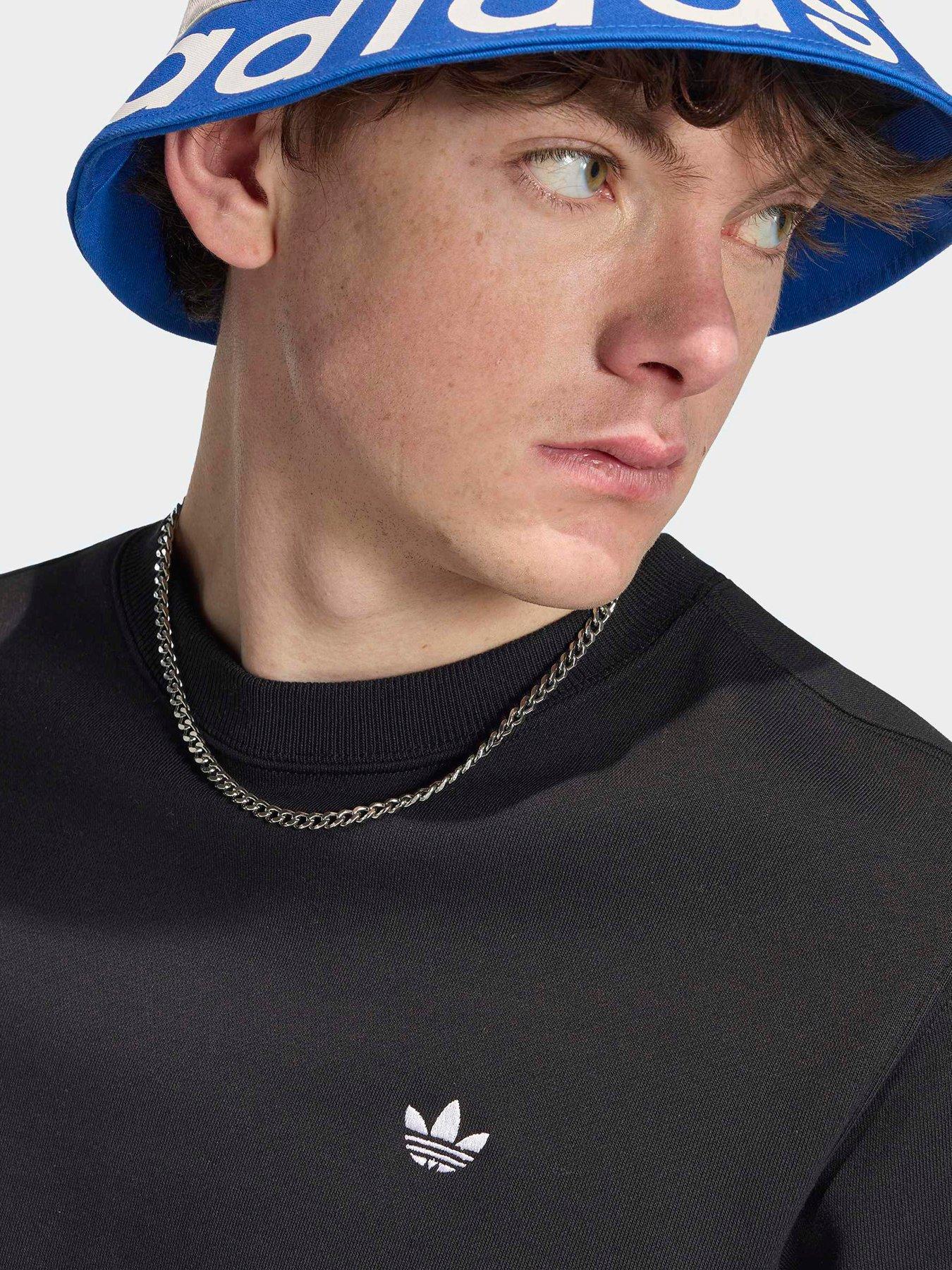 Image 5 of 6 of adidas Sportswear Mens Essentials Crew Sweatshirt - Black
