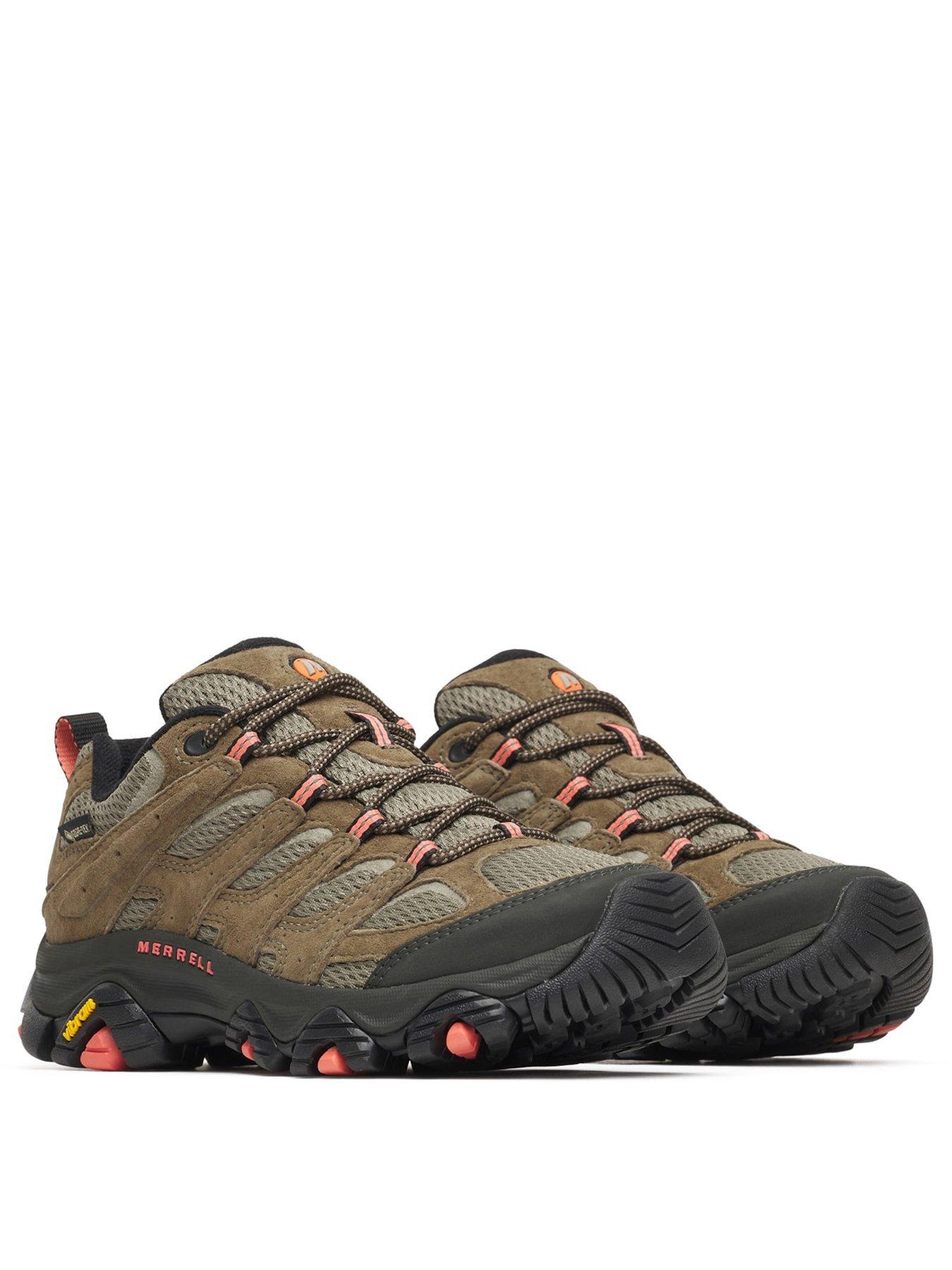 Image 2 of 7 of Merrell Ladies Moab 3 Goretex Walking Shoes-Olive