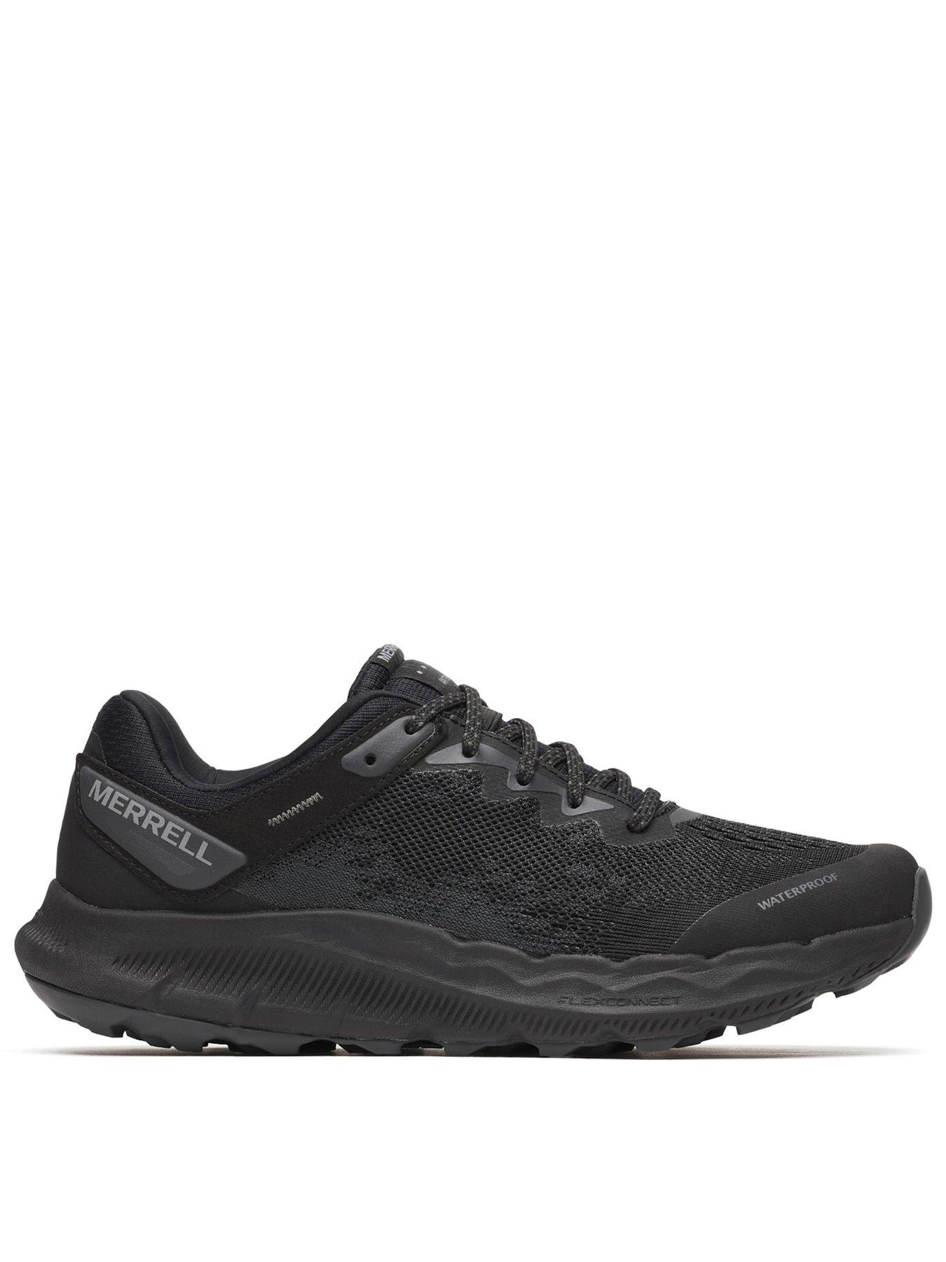 Merrell Ladies Antora 4 Waterproof Walking Shoes-Black/Graphite