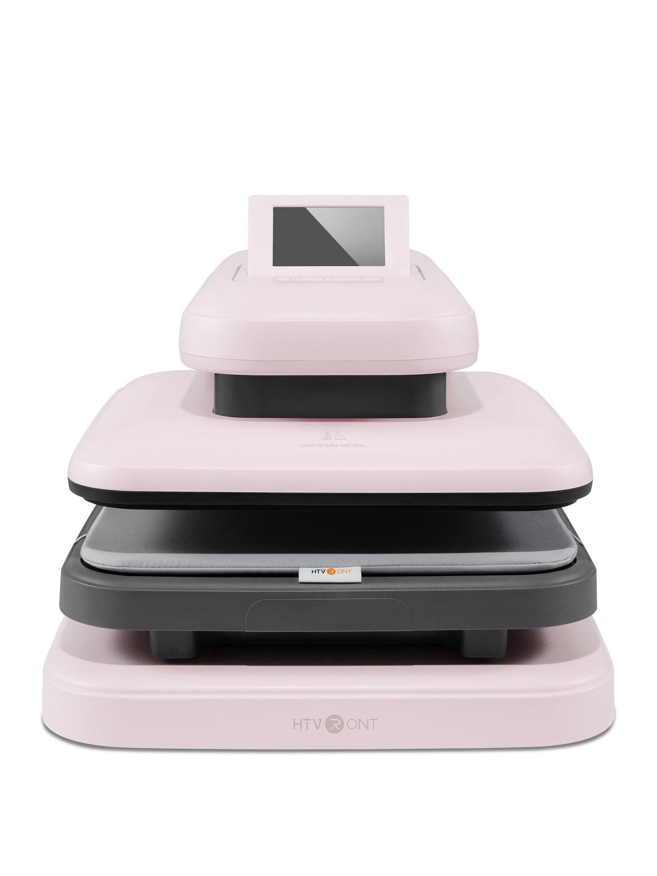Image 1 of 7 of HTVRONT Auto Heat Press 2 Smart-Pastel Pink