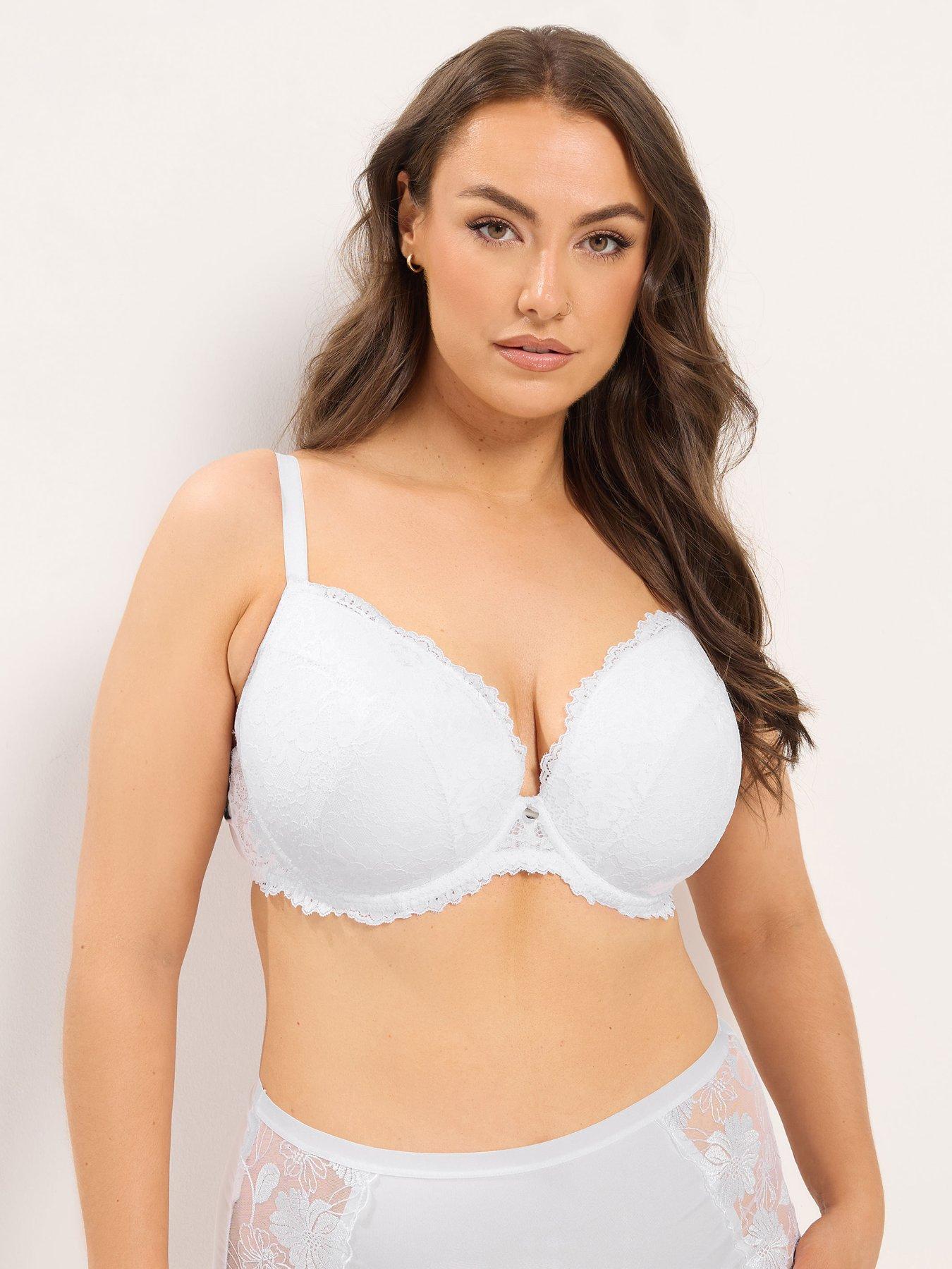 Image 1 of 4 of Yours Curve Lace Underwire Push Up Bra
