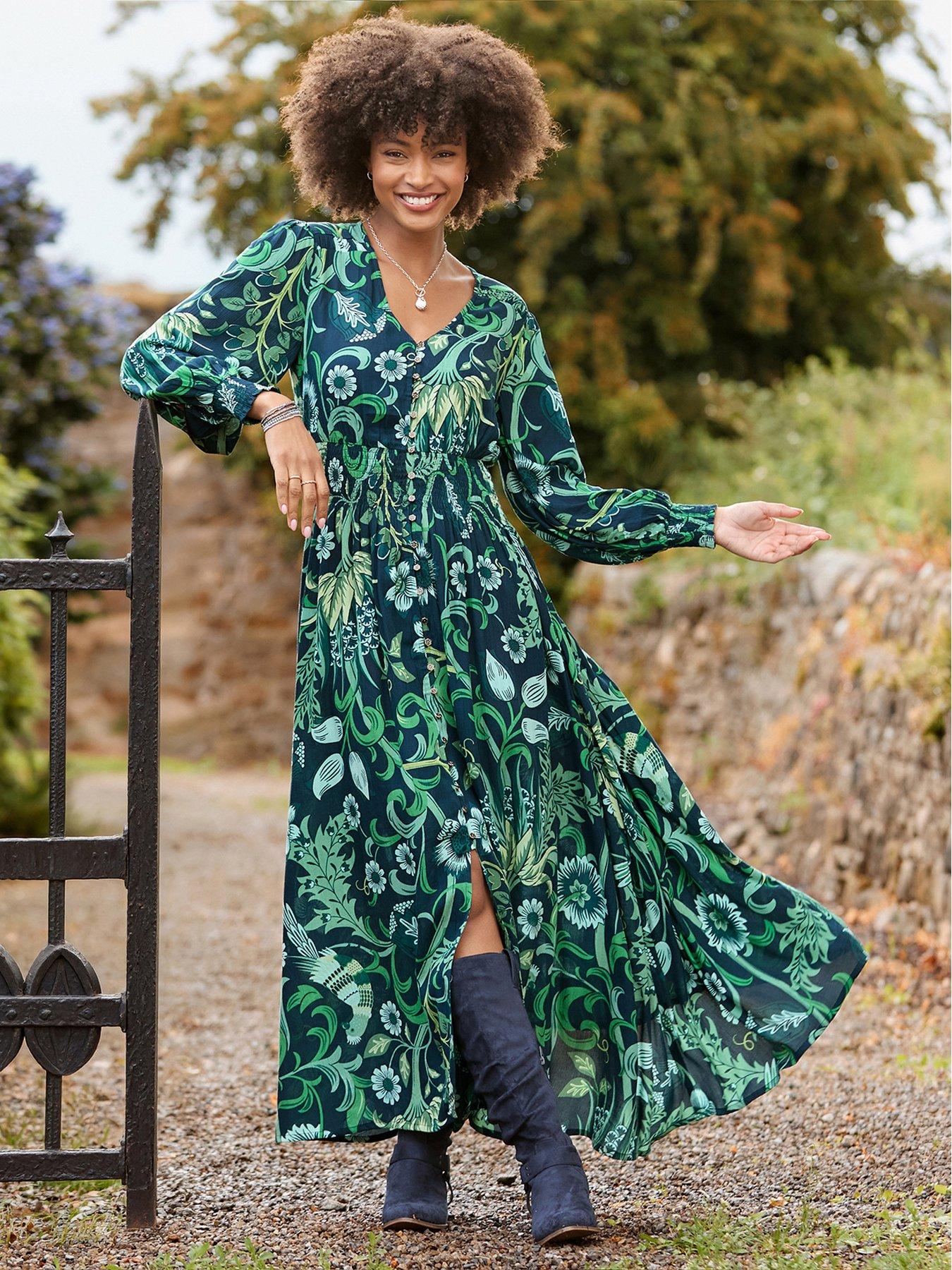 Joe Browns Florence Long Sleeve Maxi Dress