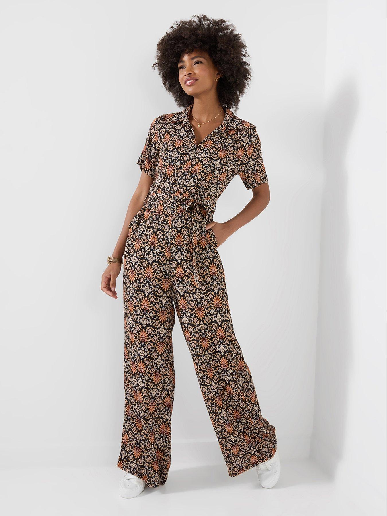 Joe Browns Josie Short Sleeve Zip Front Jumpsuit