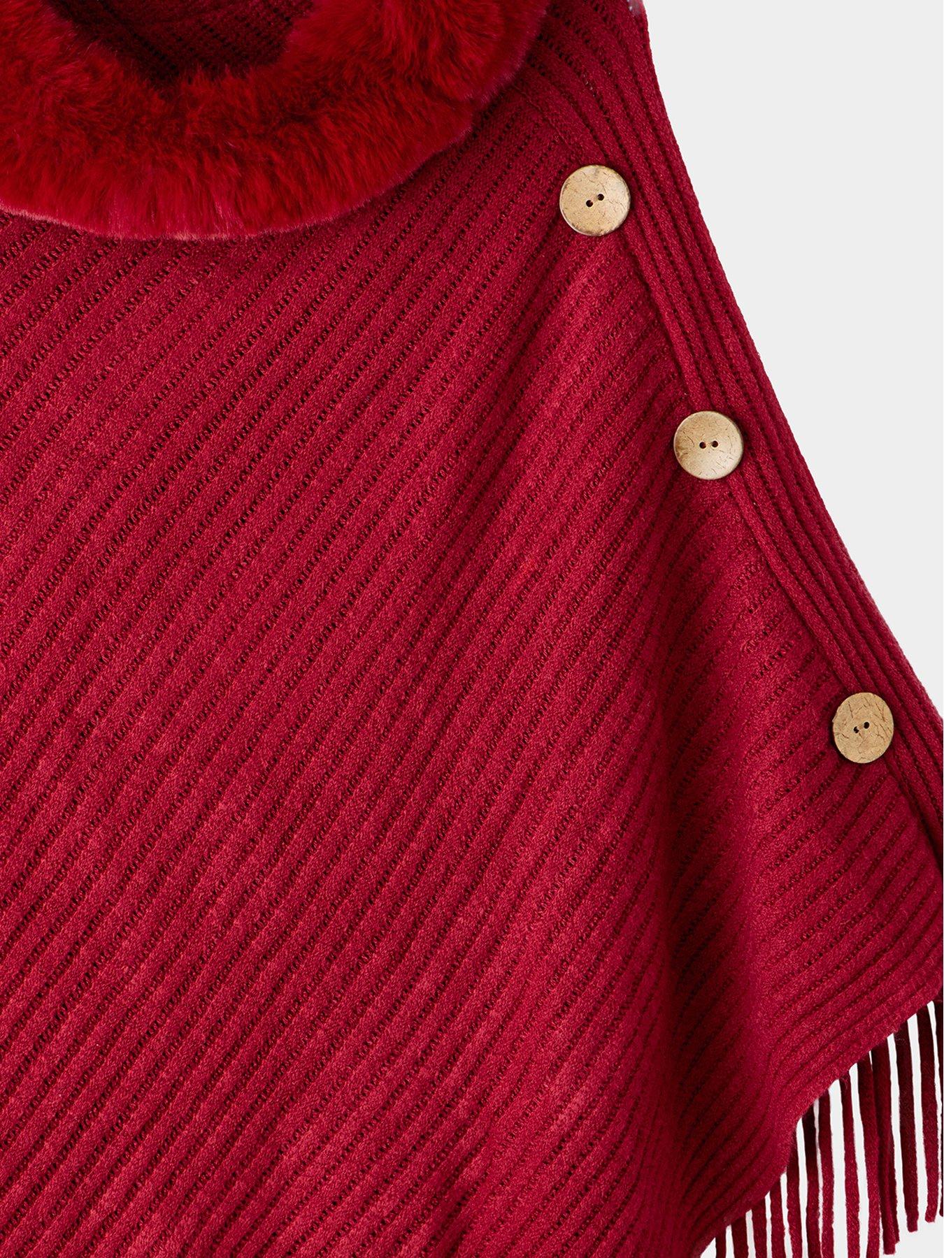 Image 5 of 6 of Joe Browns Simply Stylish Cable Knit Poncho