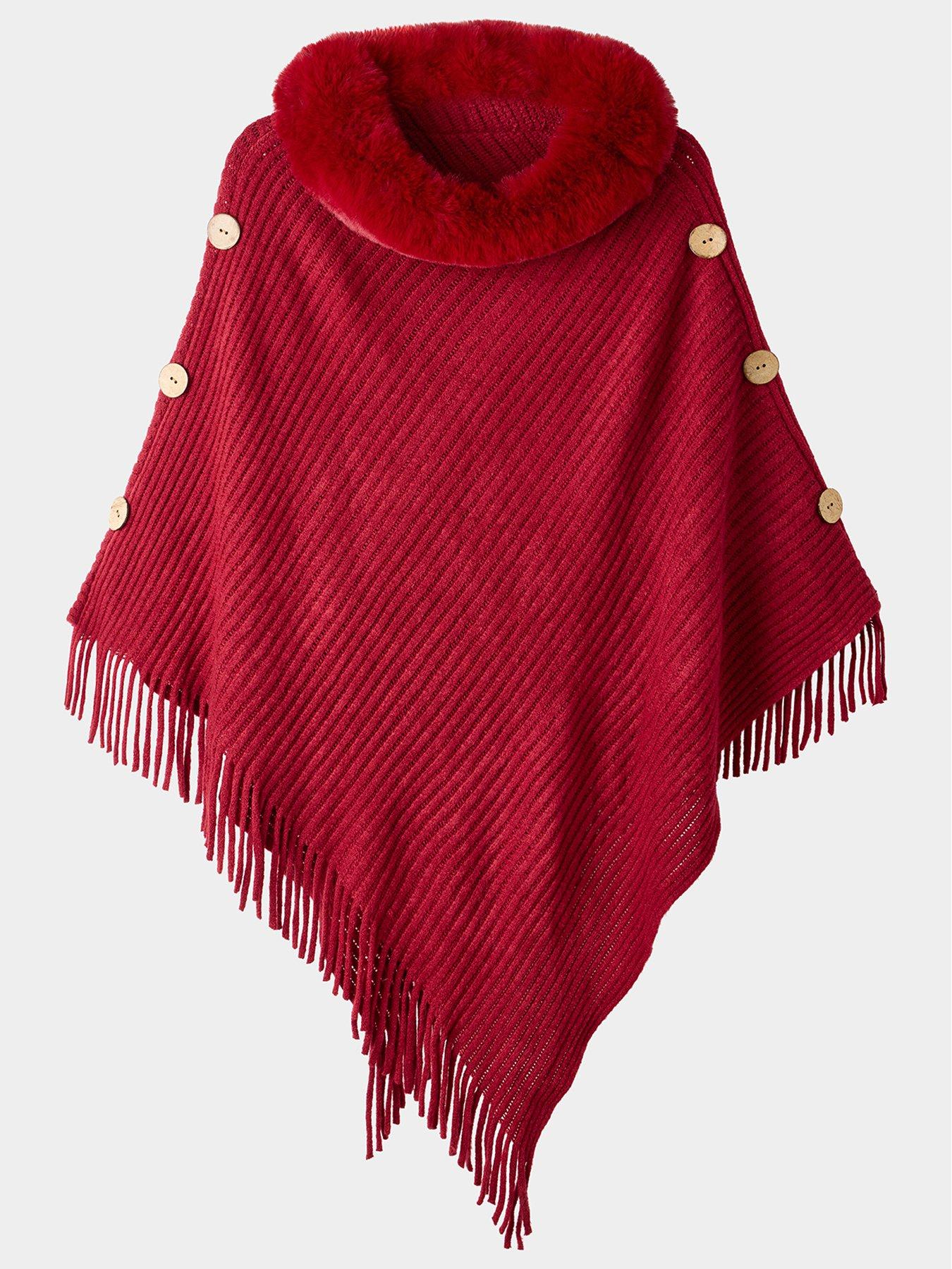 Image 6 of 6 of Joe Browns Simply Stylish Cable Knit Poncho