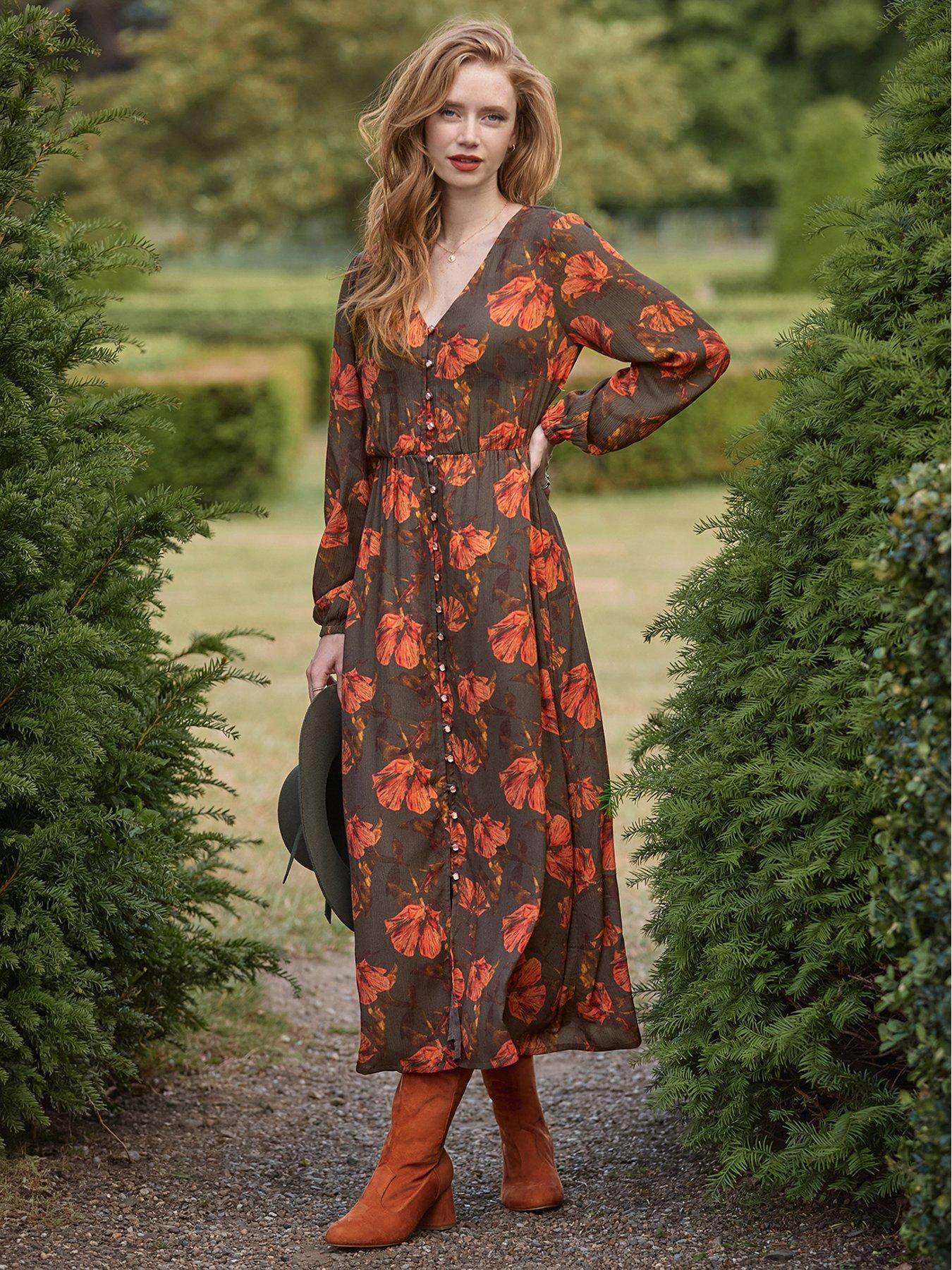 Joe Browns Eden Button Through Maxi Dress