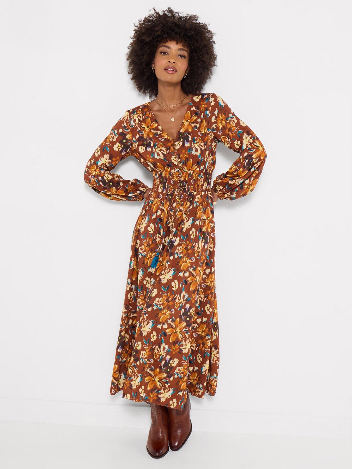 Image 1 of 5 of Joe Browns Sienna Floral Lace Insert Maxi Dress