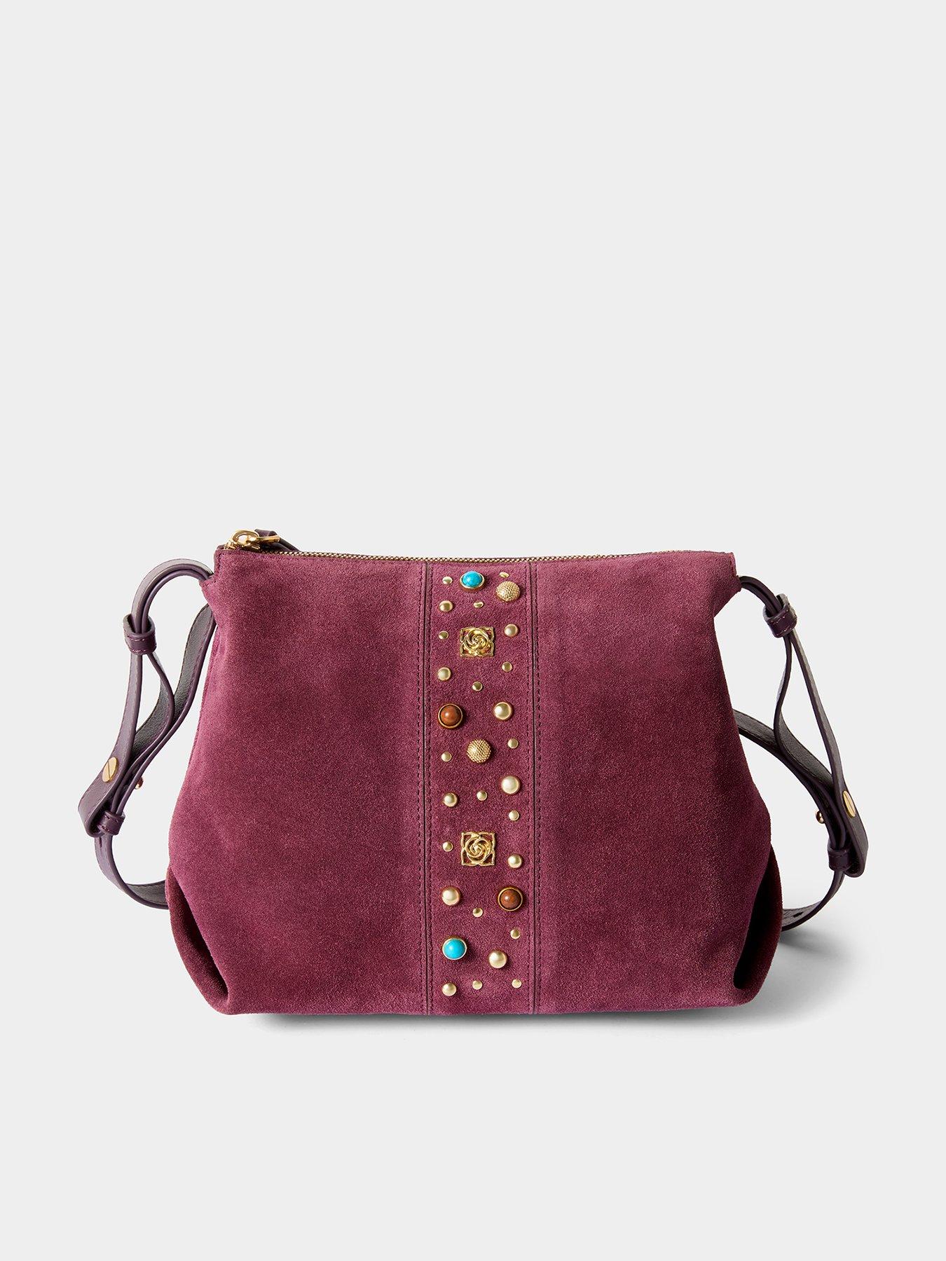 Joe Browns Statement Stud Crossbody Leather Bag