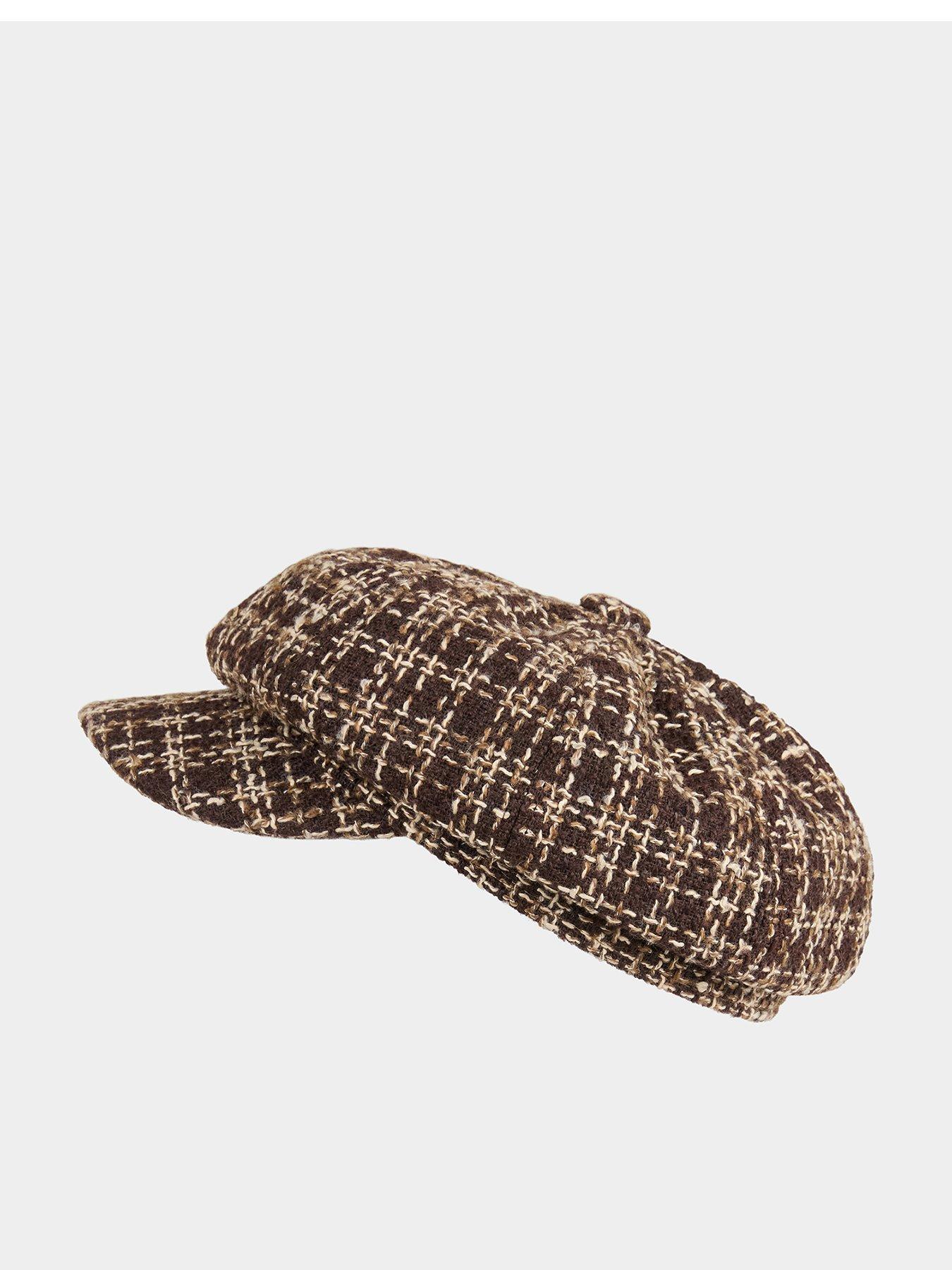 Joe Browns Kensington Check Boucle Baker Boy Hat