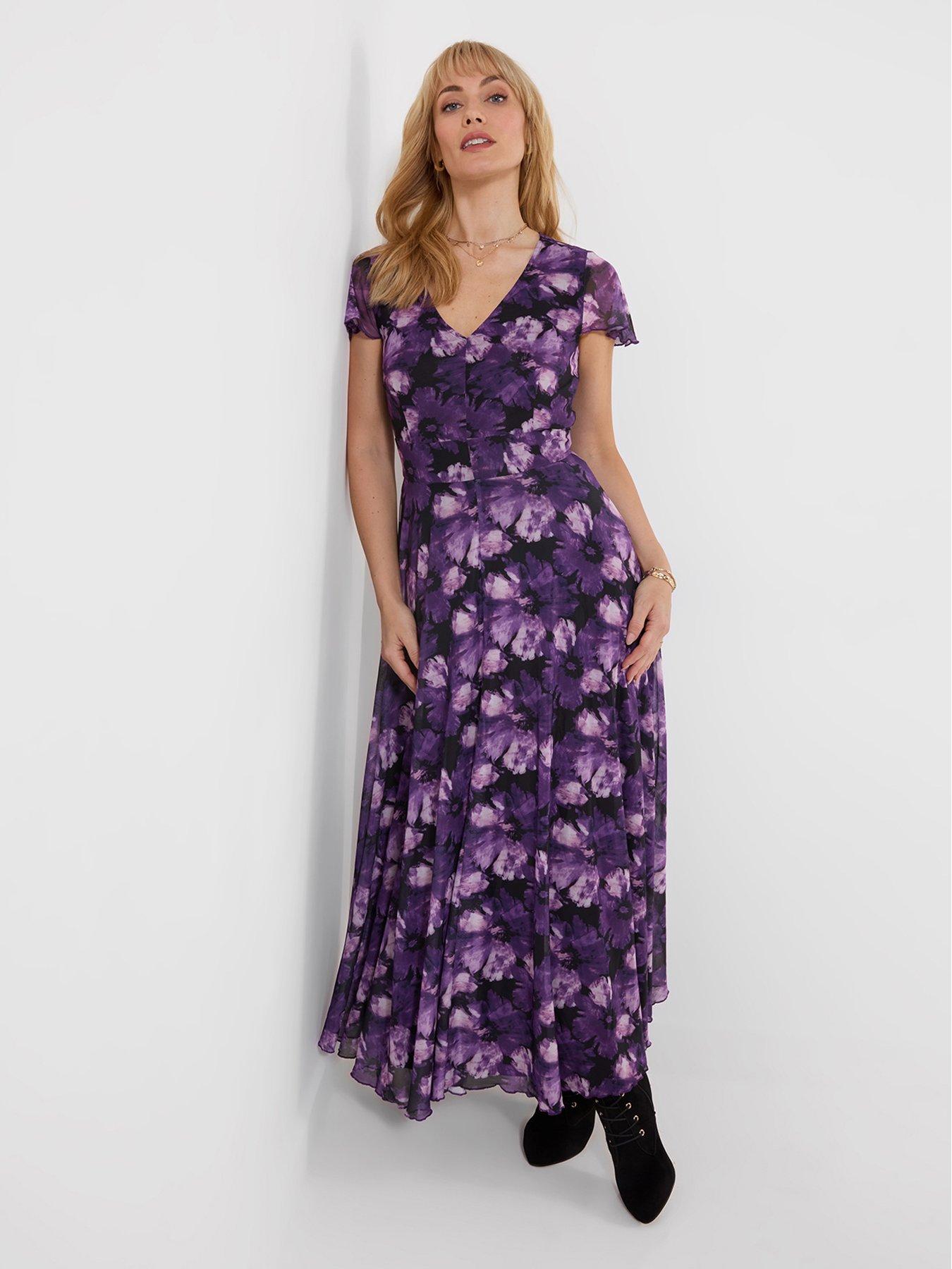 Joe Browns Fabulous Floral Mesh Maxi Dress