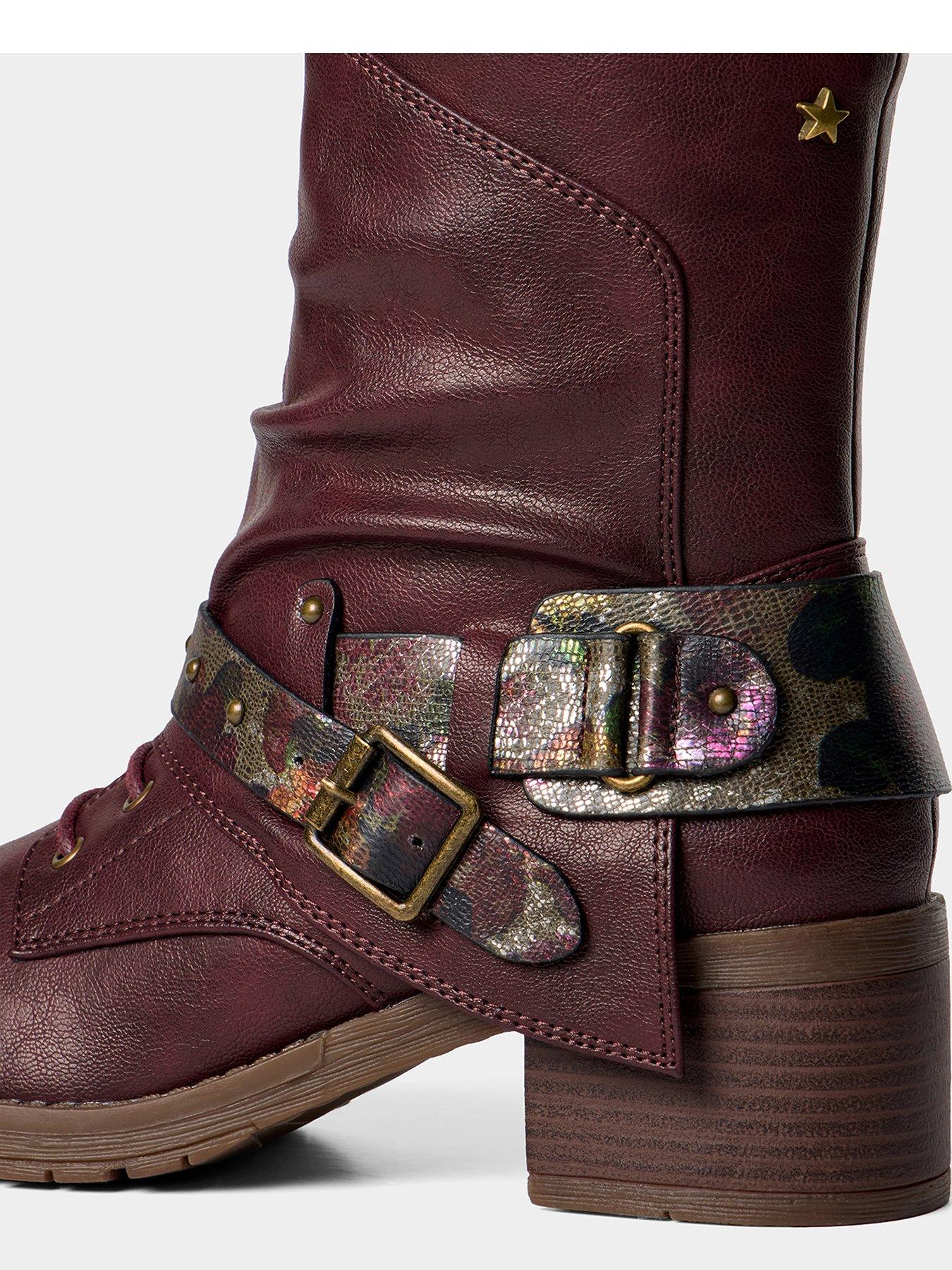 Image 5 of 5 of Joe Browns Wild And Free Strappy Ankle Boots - Red