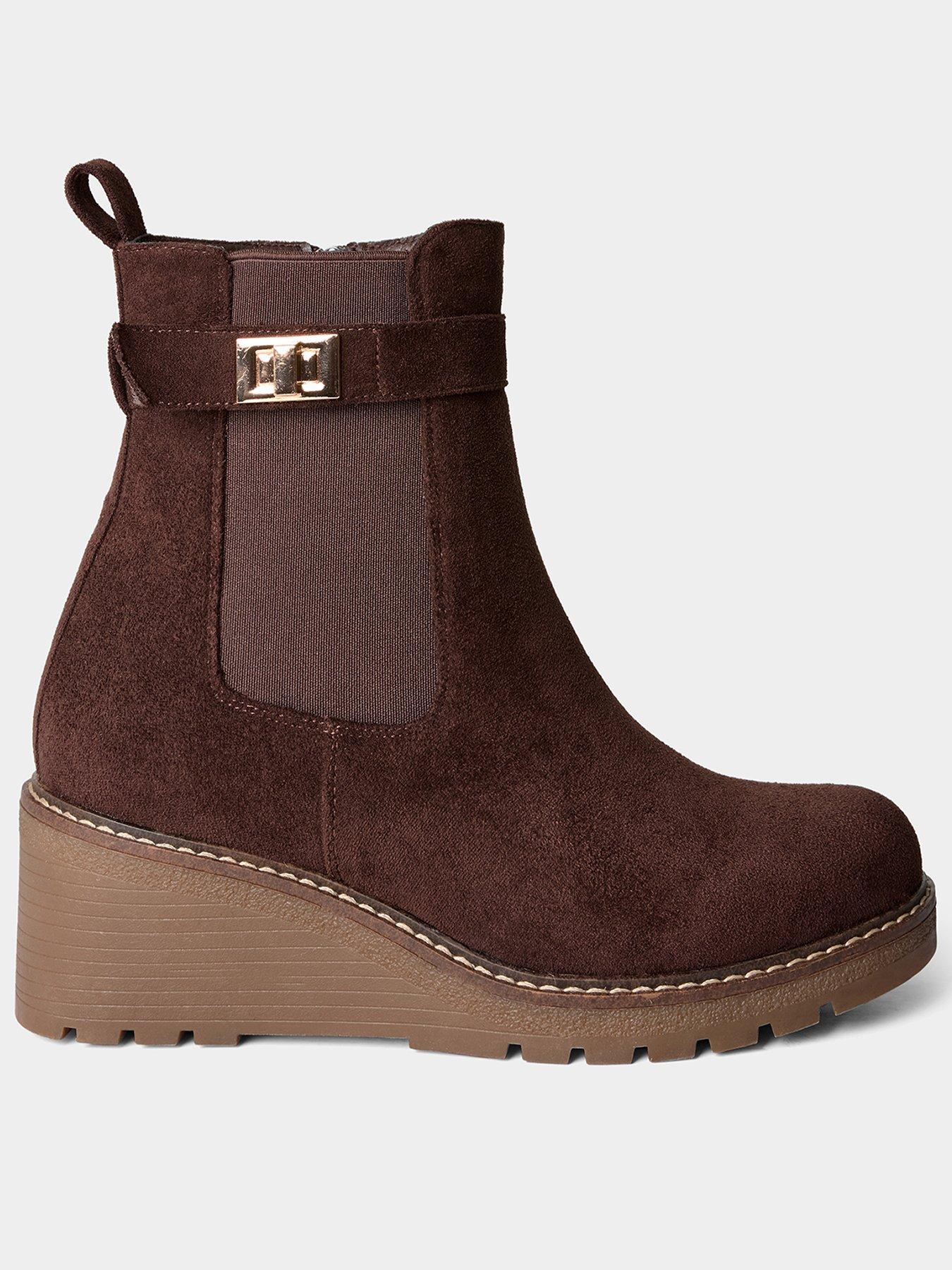 Image 1 of 6 of Joe Browns Willow Cosy Wedge Ankle Boots